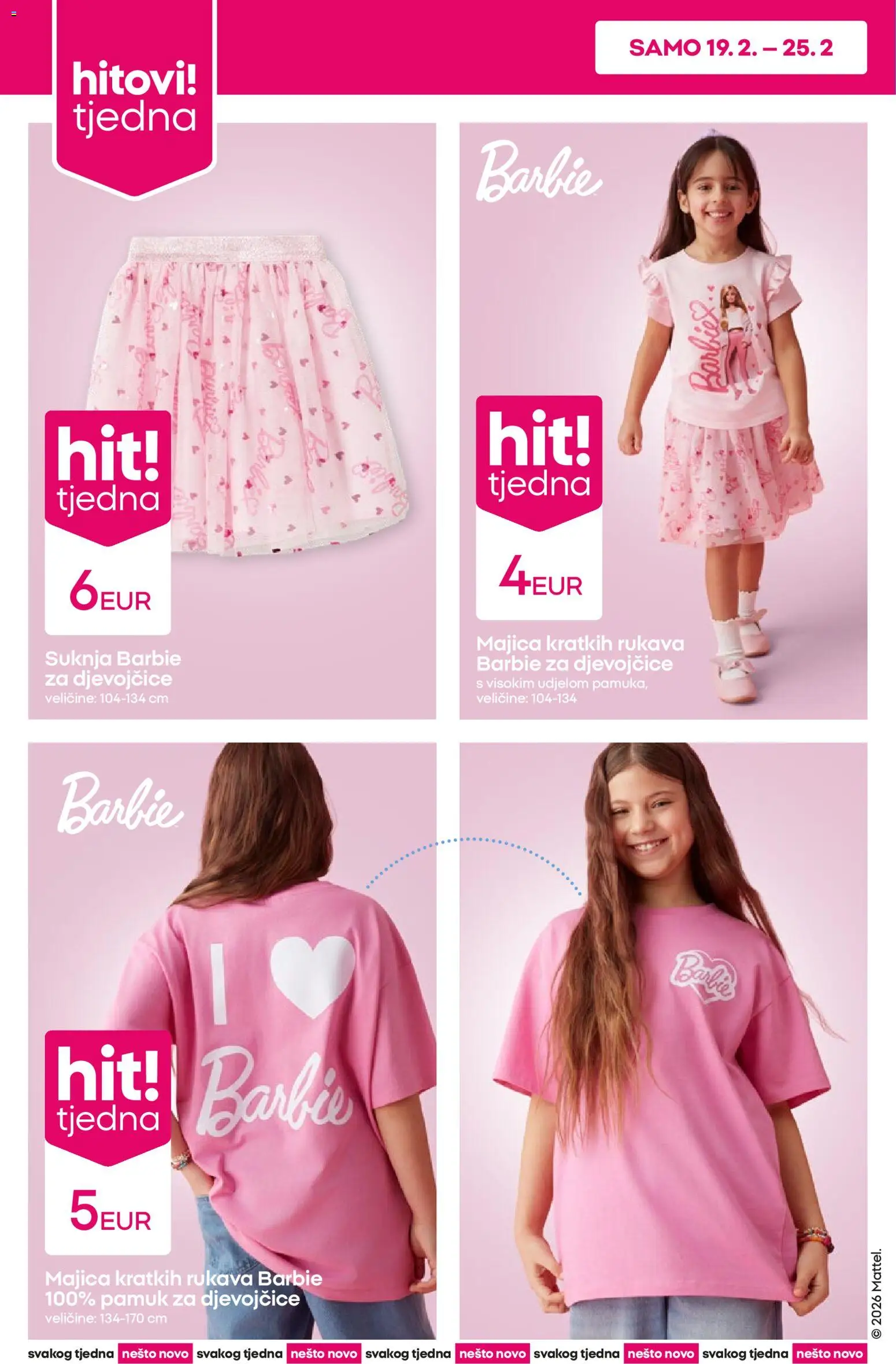 Pepco katalog | vrijedi od 19.02.2026 | Stranica: 4 | Proizvodi: Barbie, Majica