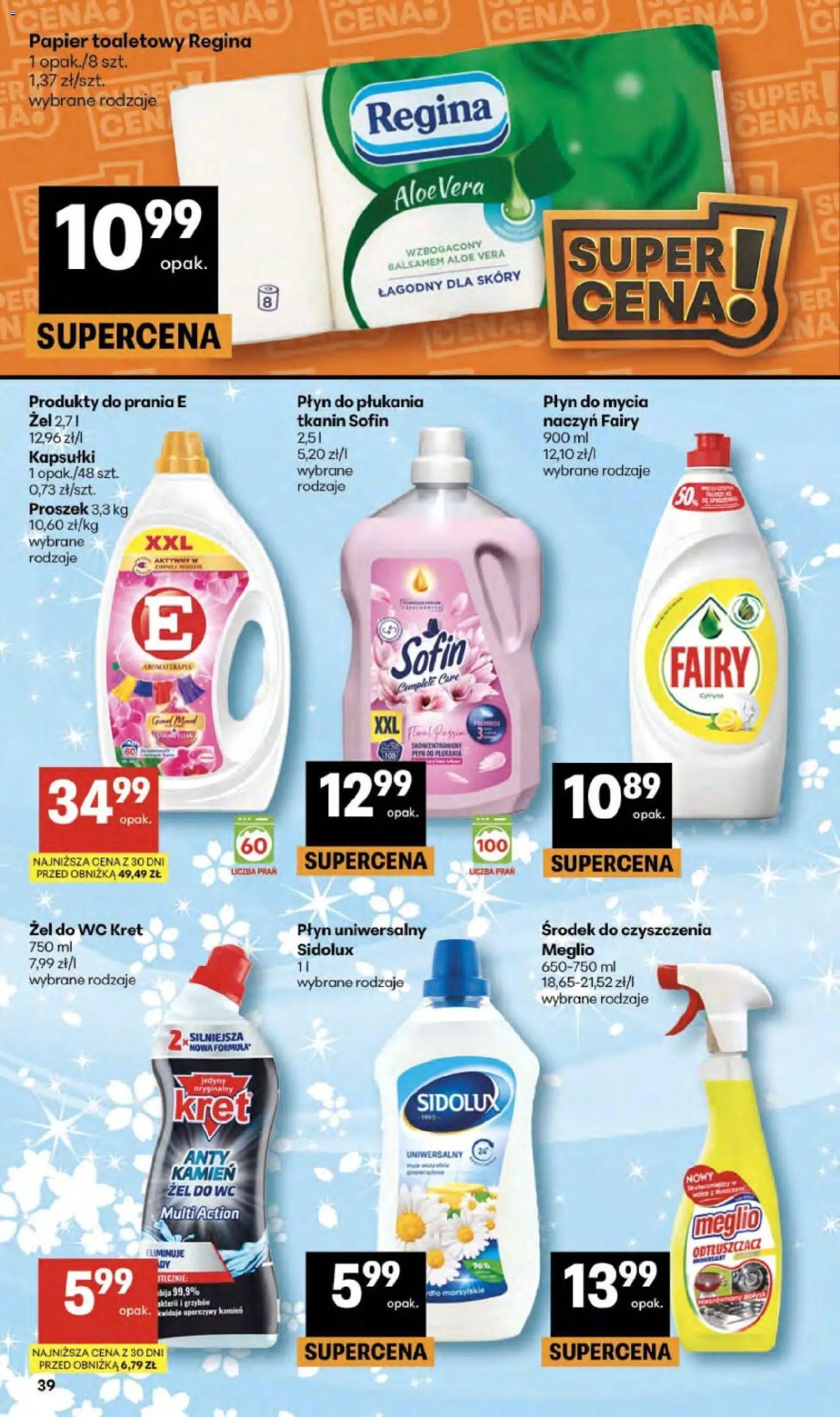 Delikatesy Centrum gazetka od 02.04.2026 | Strona: 39 | Produkty: Meglio, Papier toaletowy, Fairy