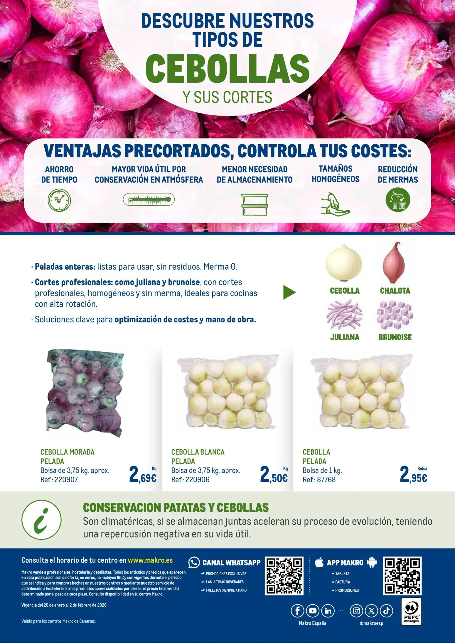 Makro - Precortados Frutas y Verduras Canarias │ válido desde el 21.01.2026 | Página: 2 | Productos: Παγωμένο τσάι, Bolsa, Peso