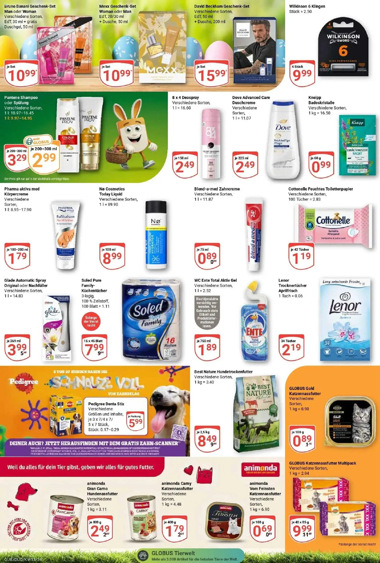 Globus prospekt Saarbrücken-Güdingen	 – gültig ab 22.03.2026 | Seite: 18 | Produkte: Lenor, Körpercreme, Duschcreme, Deospray