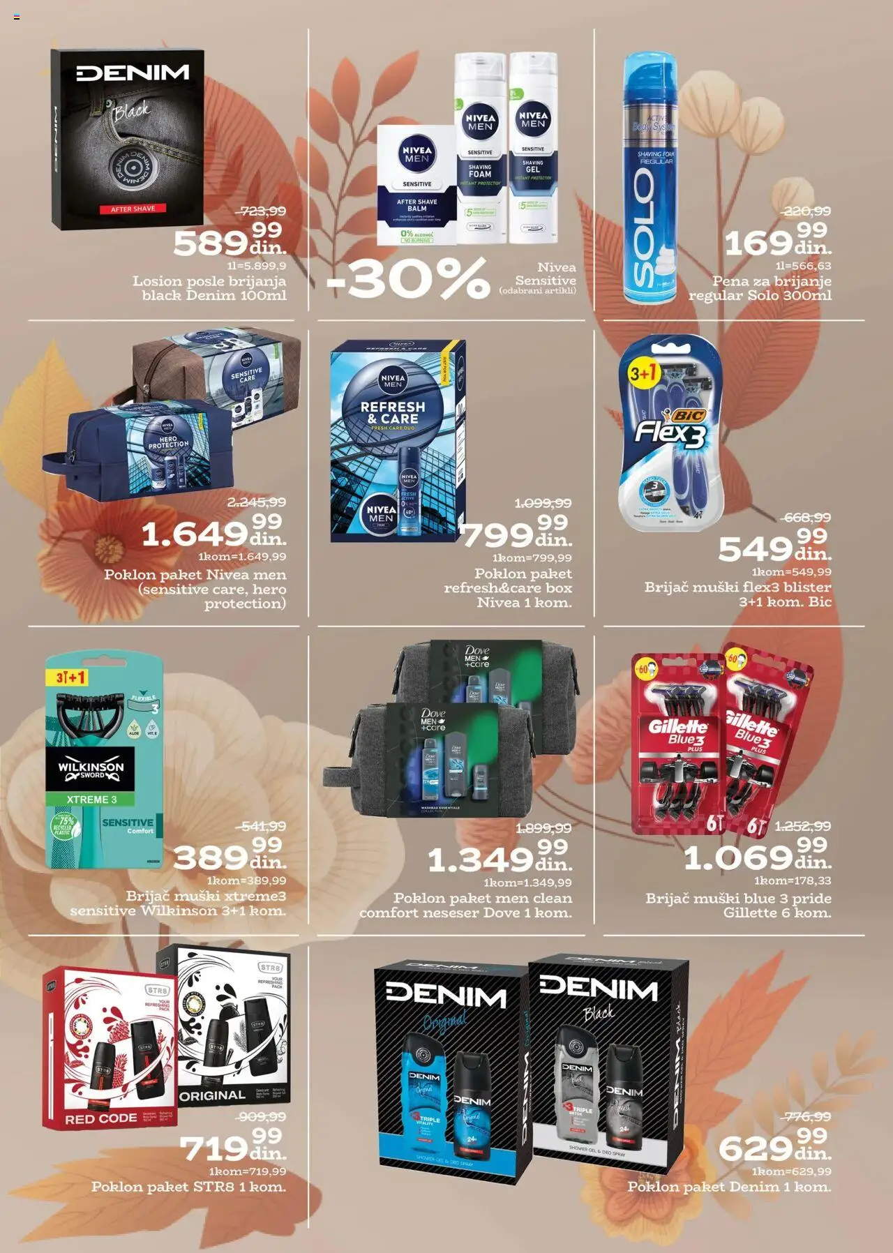 Univerexport katalog - važi od 14.10.2025 | Strana: 5 | Proizvode: Gillette, Nivea Men, Brijač, Dove