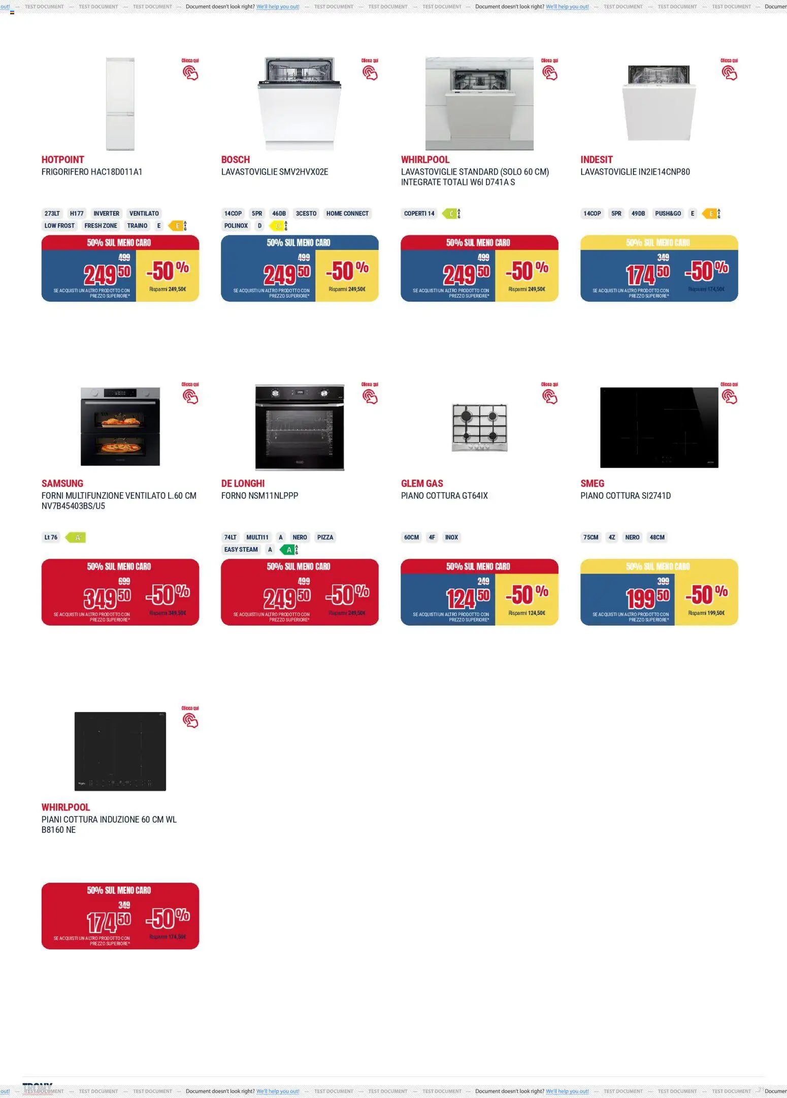 Volantino Trony del 04.12.2025 | Pagina: 21 | Prodotti: Pizza, Piano cottura, Lavastoviglie, Samsung