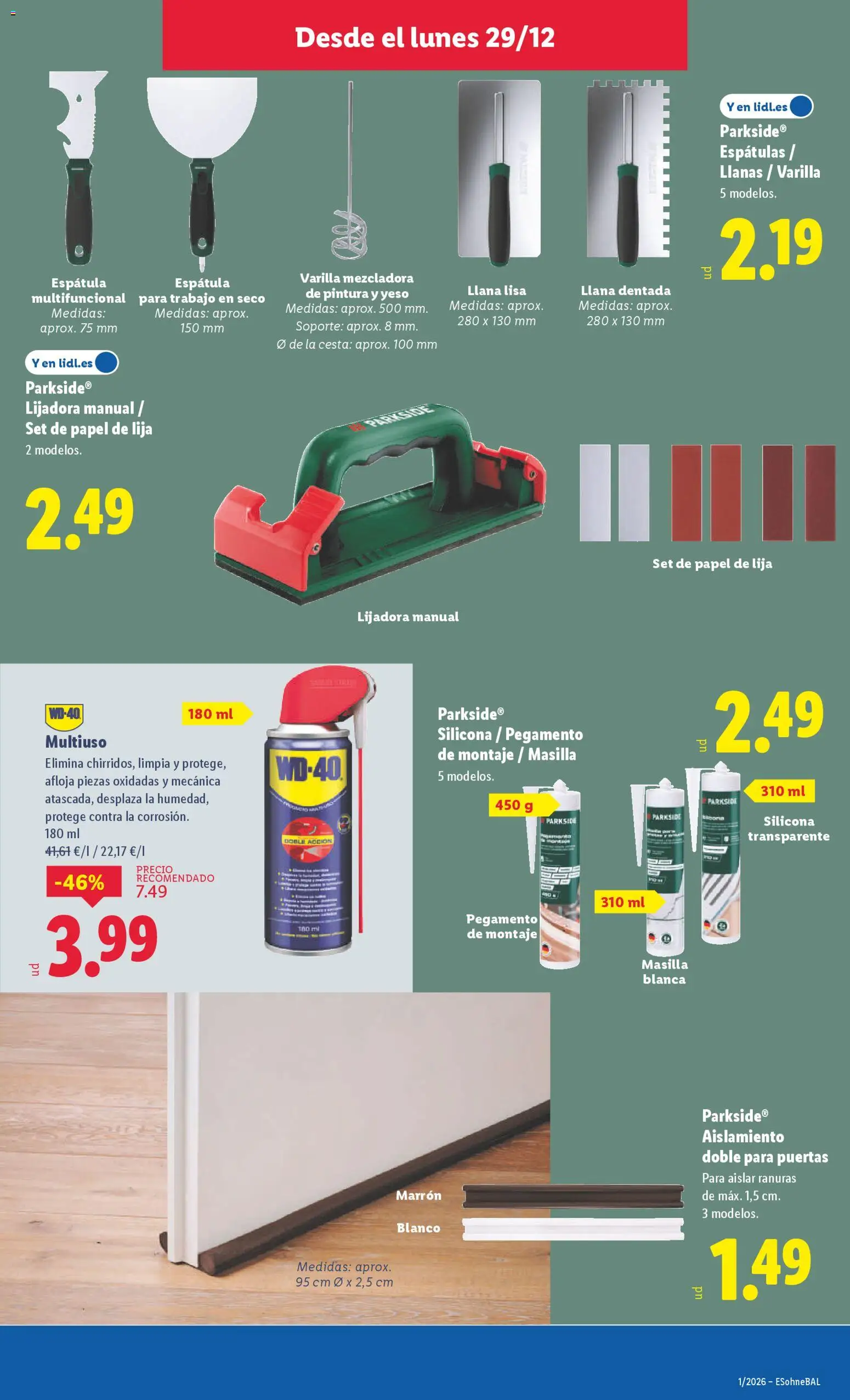 Lidl folleto de bazar │ válido desde el 29.12.2025 | Página: 9 | Productos: Cesta