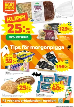 Coop Forum - erbjudanden - Förhandsvisning av reklamblad från butik Coop Forum aktuell från 27.10.2025 | Sida: 8