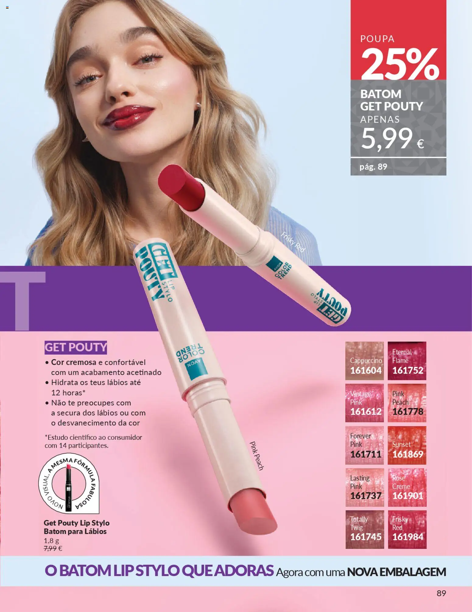 Catálogo Avon Campanha 11 Black Friday │ válido de 01.11.2025 | Página: 89 | Produtos: Batom, Creme