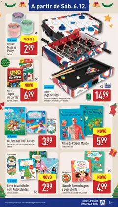 Pré-visualização Aldi folheto válido de 01.12.2025 | Página: 35 | Produtos: Jogos, Lente, Mesa, Nata
