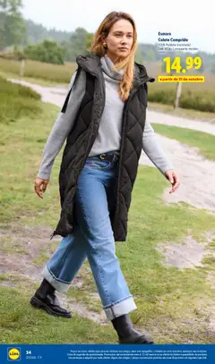 Colete Comprido, 100% Poliéster (reciclado) Tam. XS ao L consoante modelo │ válido de 08.09.2025 | Página: 34 | Produtos: Colete