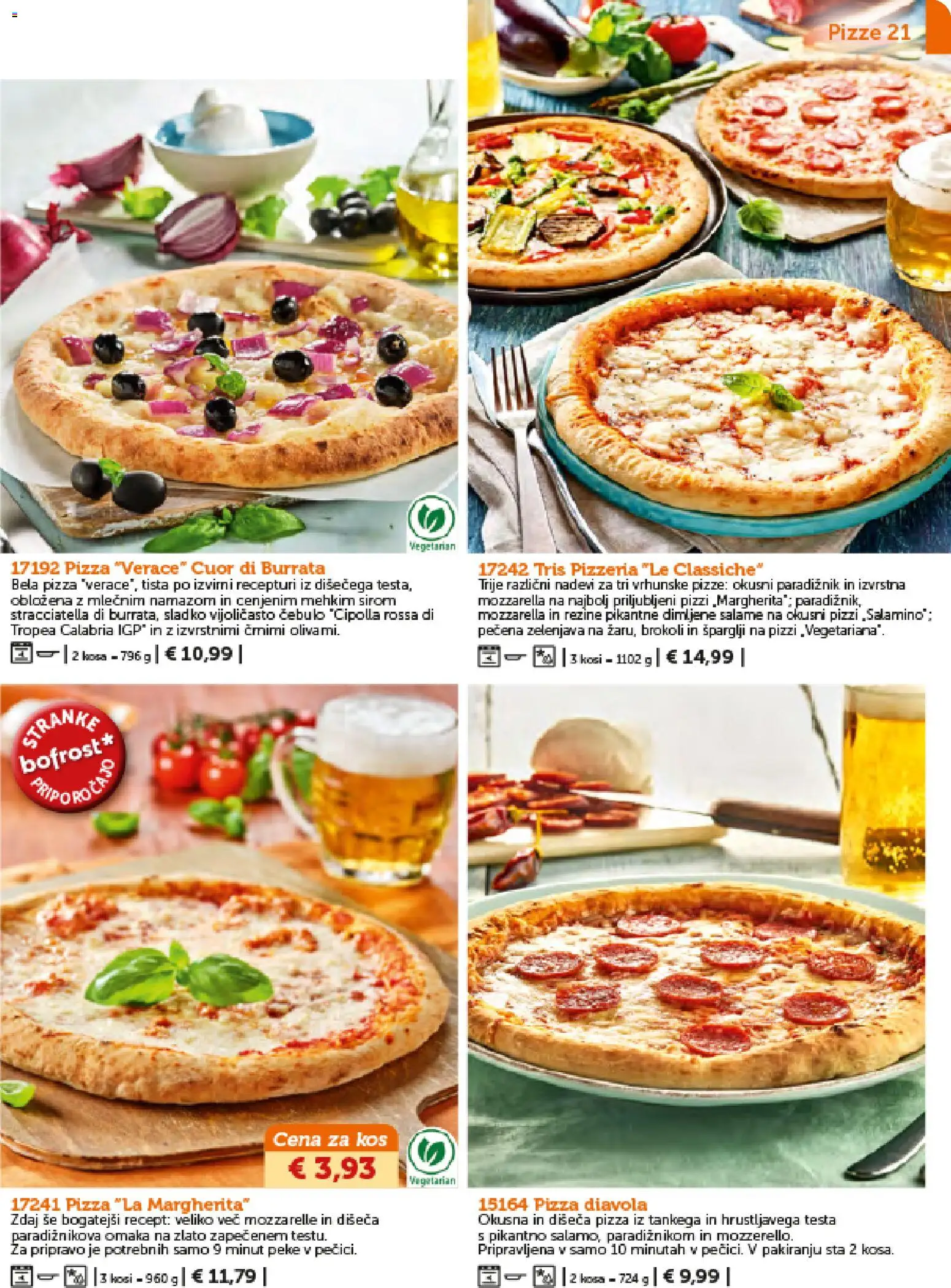 Novi Bofrost katalog ponudbe – veljaven od 01.02.2026 | Stran: 21 | Izdelki: Kos, Paradiznik, Zelenjava, Omaka
