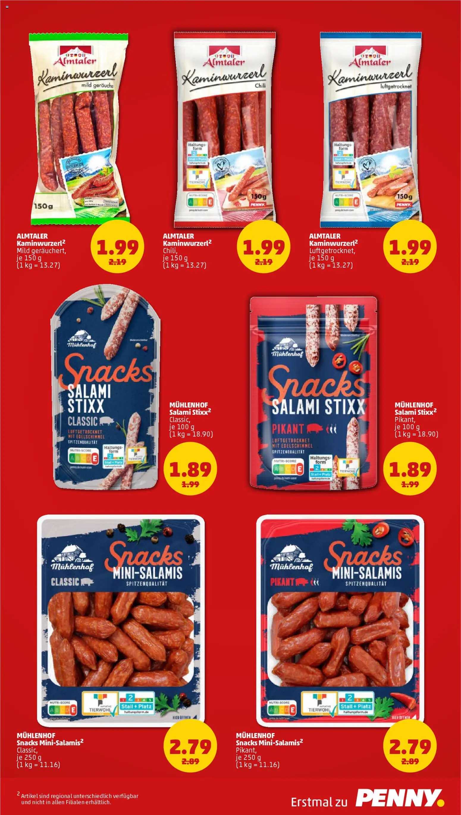 Penny Prospekt 	 – gültig ab 23.02.2026 | Seite: 3 | Produkte: Chili, Salami