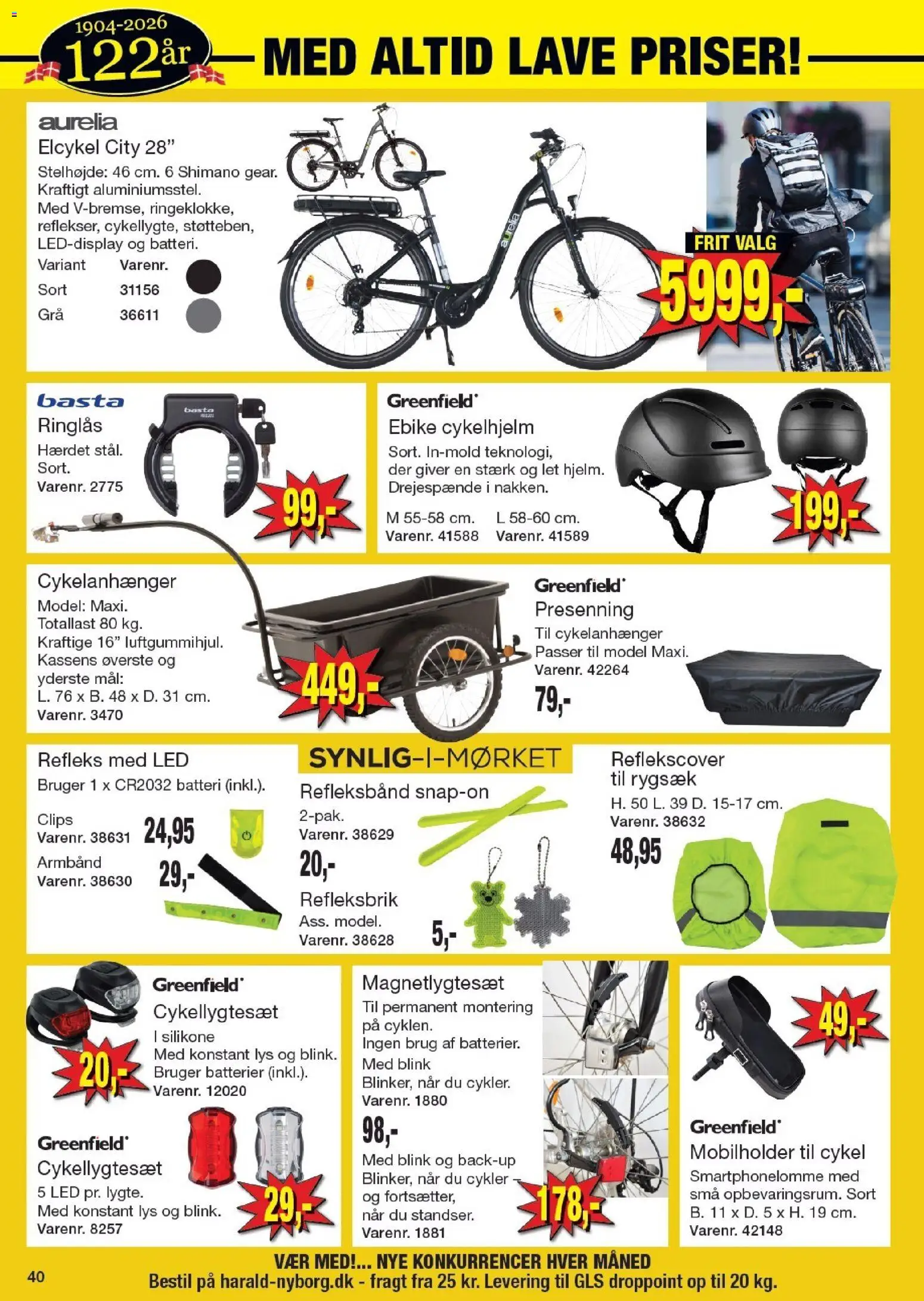 Harald Nyborg tilbudsavis – gyldig fra 19.02.2026 | Side: 42 | Produkter: Batterier, Rygsæk, Batteri