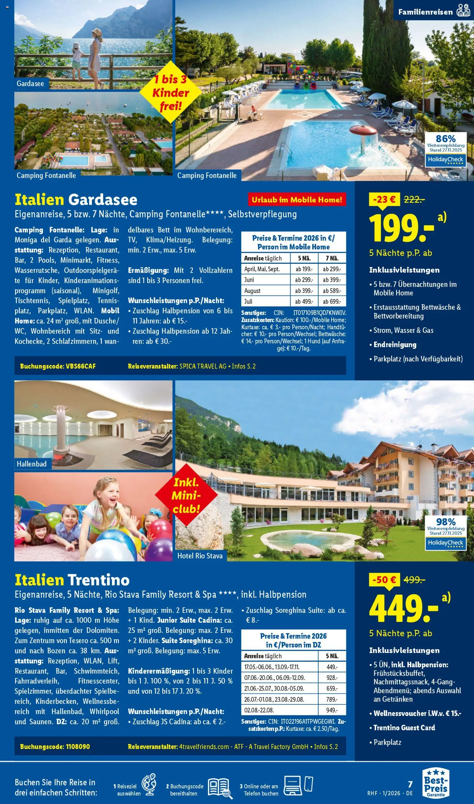 Lidl Reisen Prospekt 	 – gültig ab 29.12.2025 | Seite: 7 | Produkte: Bett, Bettwäsche, Wasser, Telefon