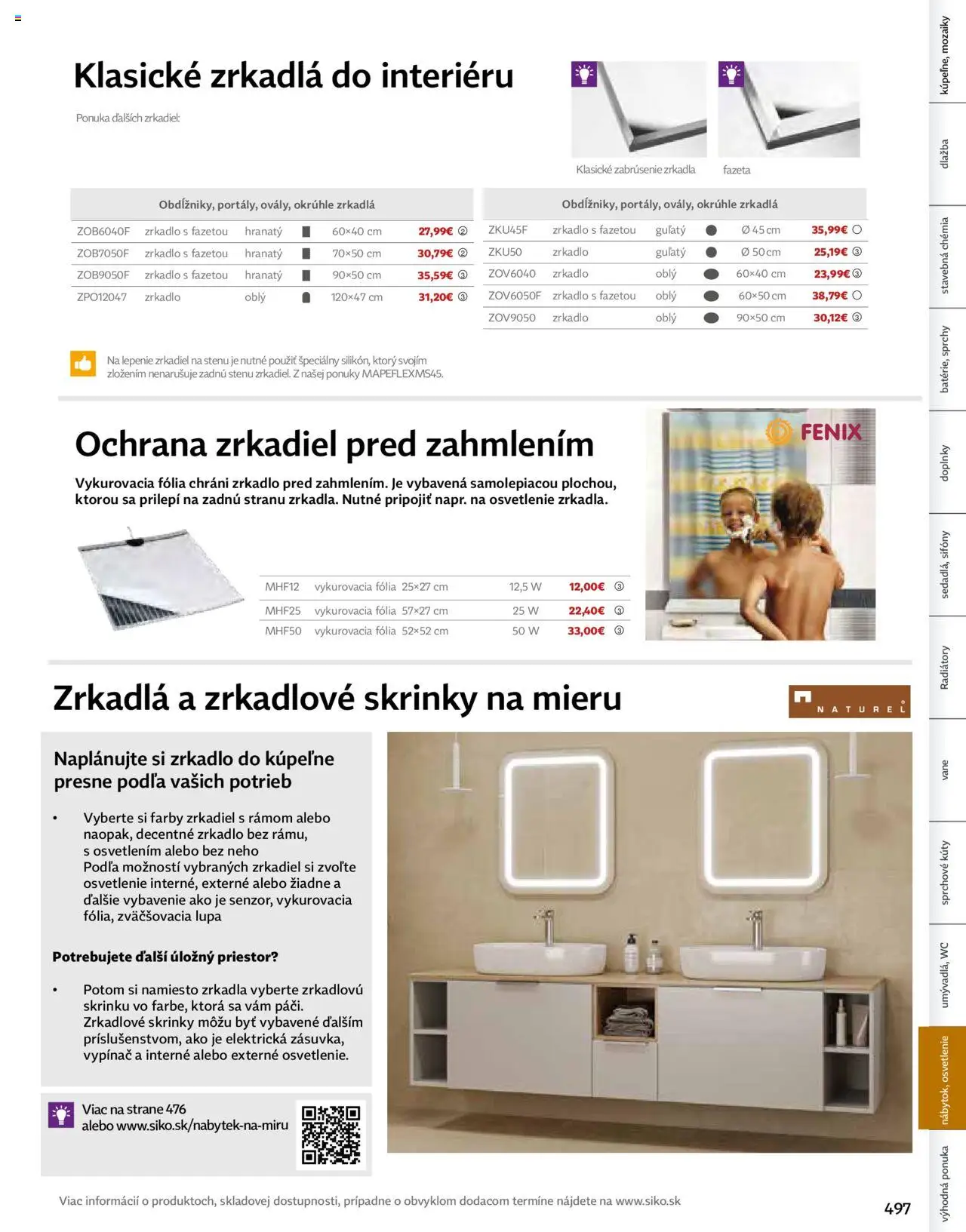 Siko leták │ platný od 01.08.2024 | Strana: 603 | Produkty: Osvetlenie, Zrkadlo, Dlažba, Radiátory