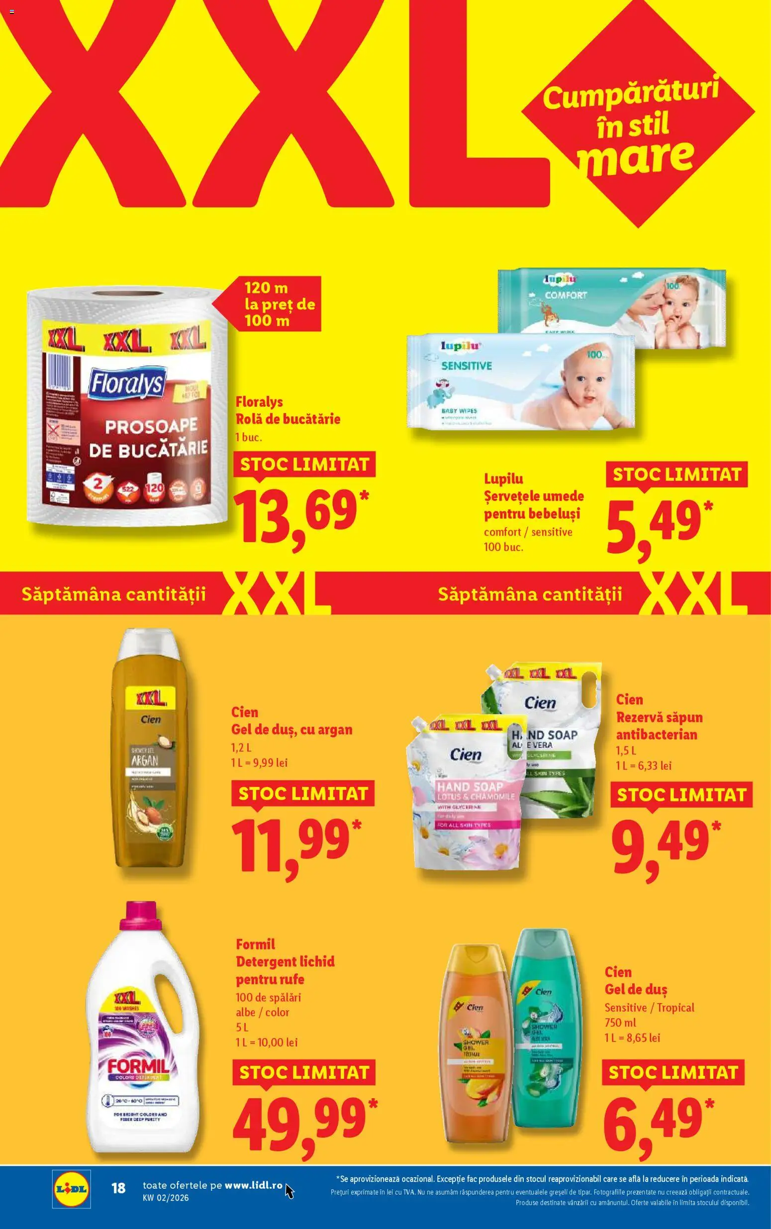 Noul catalog Lidl – valabil de la 05.01.2026 | Pagină: 18 | Produse: Bucătărie, Săpun, Gel de duș, Rezervă săpun