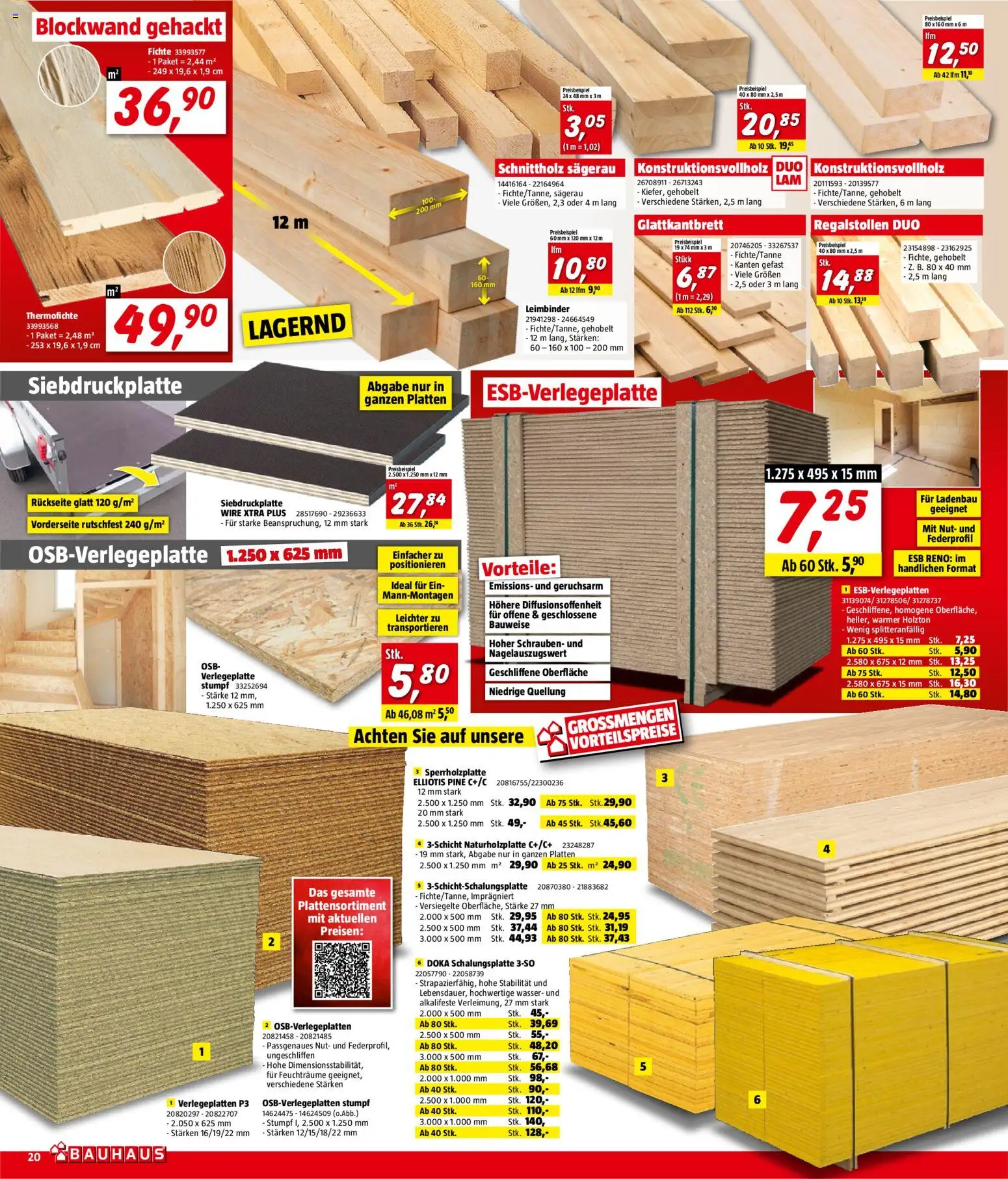 Bauhaus Prospekt aktuell gültig ab 01.04.2026 | Seite: 20