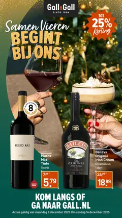 Gall en Gall - Folder - Voorbeeld van een folder van Gall en Gall, geldig van 08.12.2025