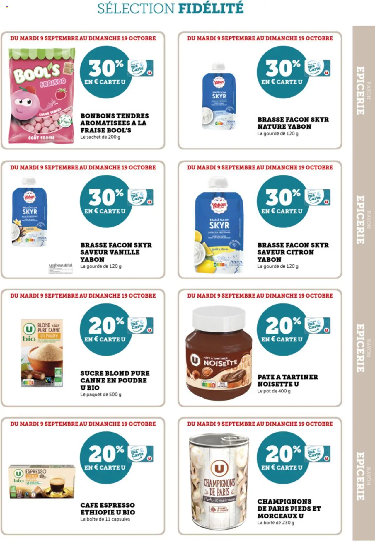 | Page: 21 | Produits: Fraise, Poudre, Pâte à tartiner, Bonbons