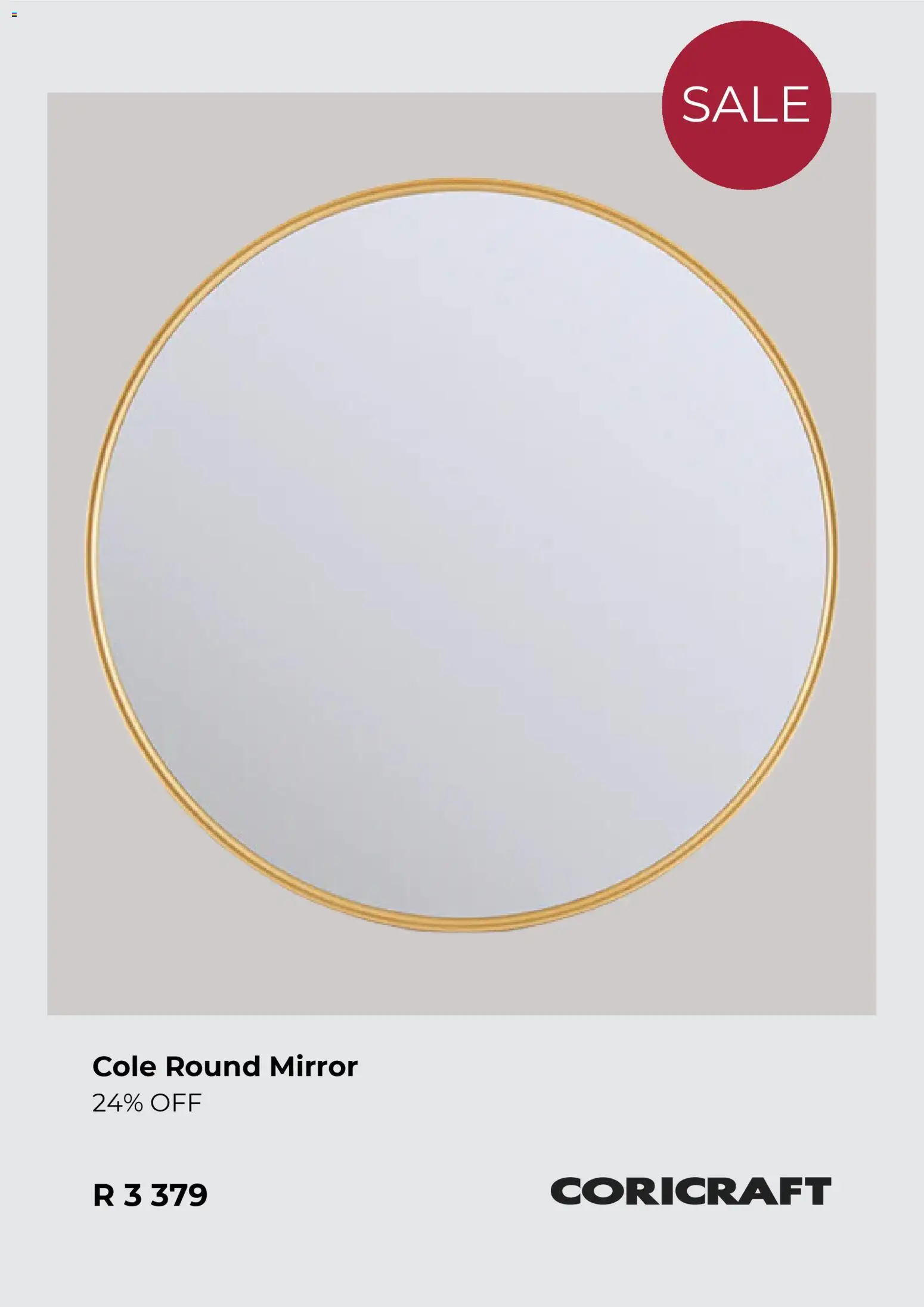 New Coricraft catalogue – valid from 01.01.2026 | Page: 8 | Products: Mirror