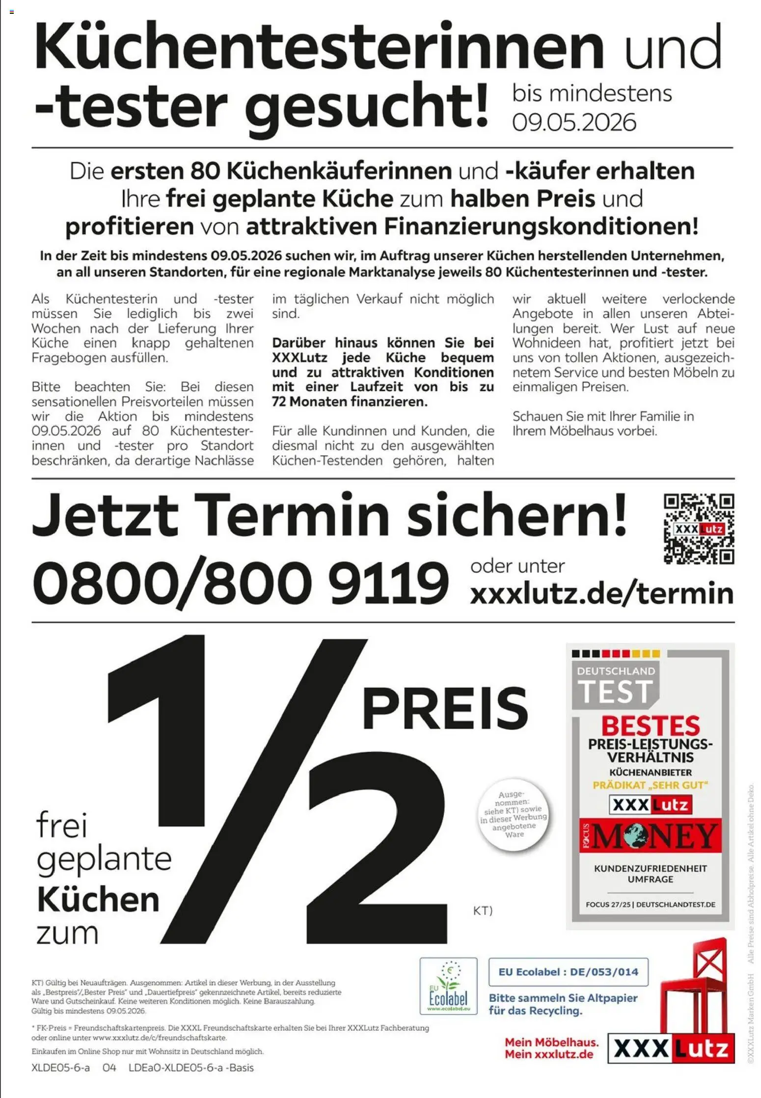 XXXLutz Mega Tage – gültig ab 25.04.2026 | Seite: 4 | Produkte: Küche, Kuchen