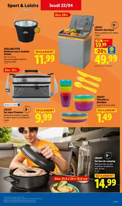 LIDL - Prévisualisation de GRILLMEISTER Barbecue seau à charbon de bois, Env. 27 x 25 cm Anse avec poignée renforcée L'unité au choix. valide à partir de 23.04.2026 | Page: 31