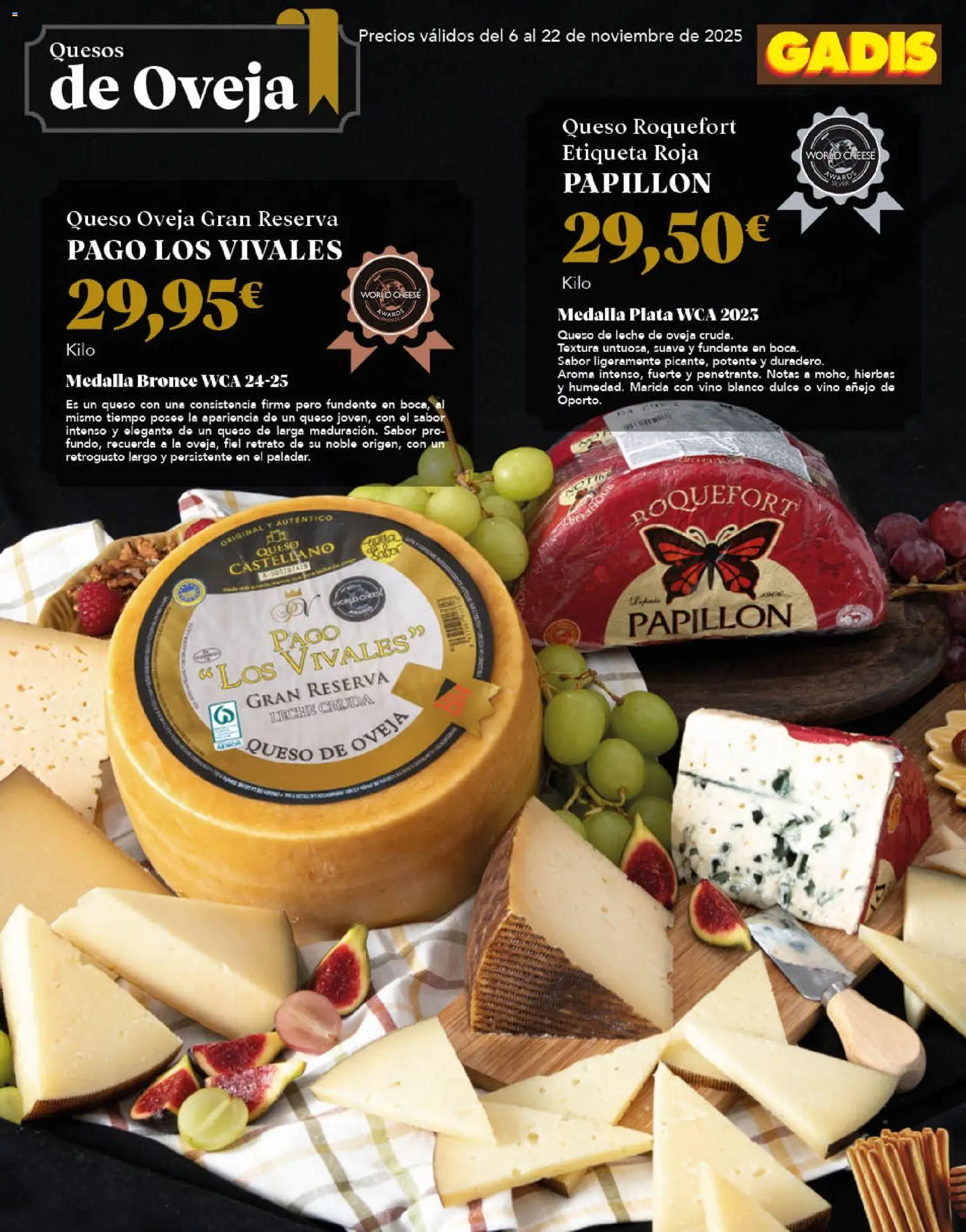 Gadis - folleto │ válido desde el 06.11.2025 | Página: 6 | Productos: Queso de oveja, Leche, Queso, Vino