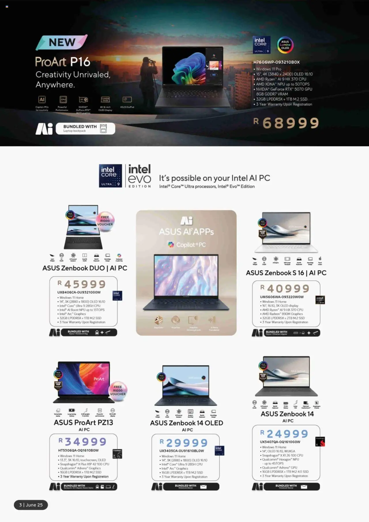 Computer Mania Specials │ valid from 01.06.2025 | Page: 4 | Products: PC, Backpack, Laptop