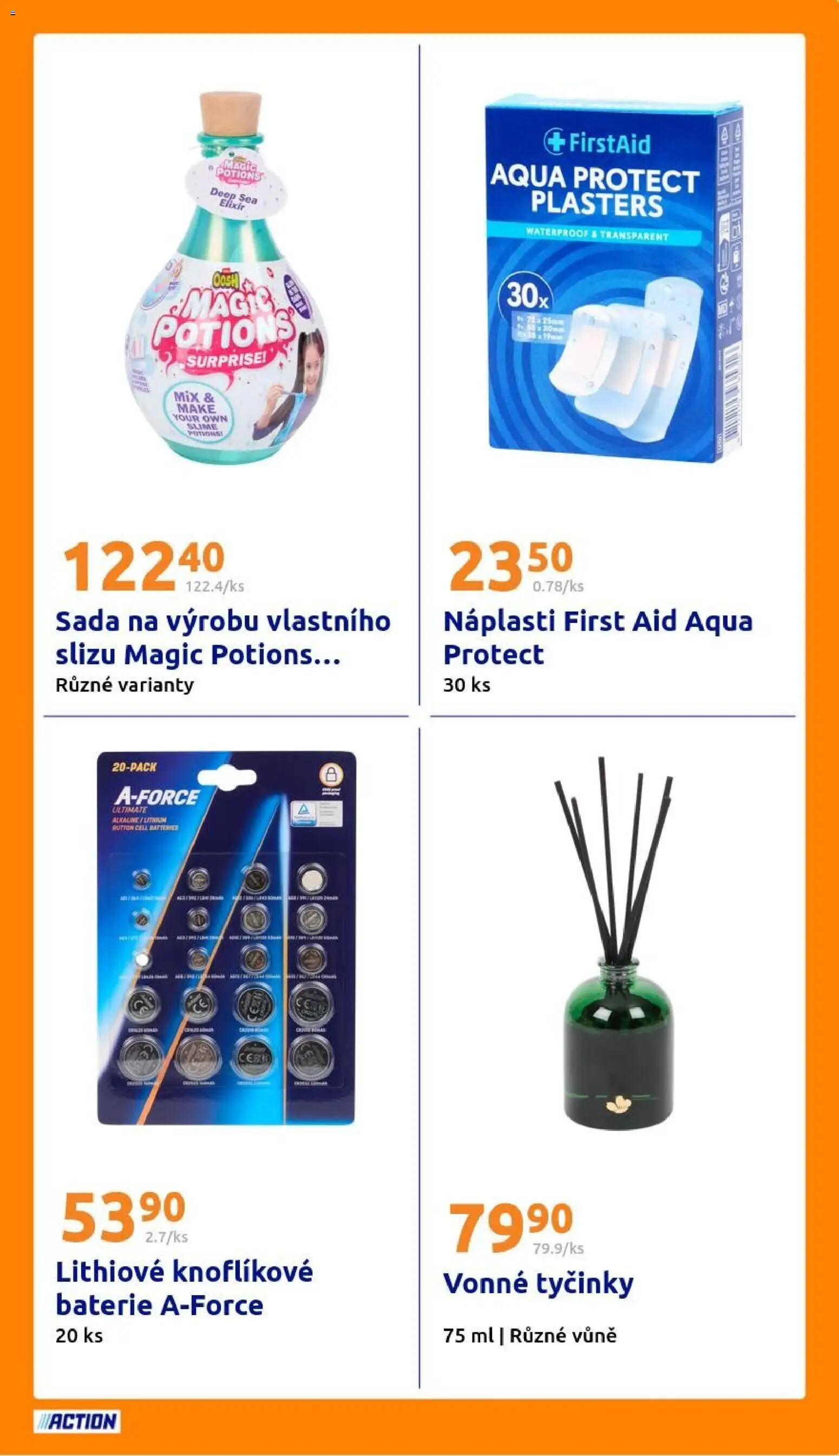 Action leták od 25.02.2026 | Strana: 25 | Produkty: Tyčinky, Vonné tyčinky, Baterie