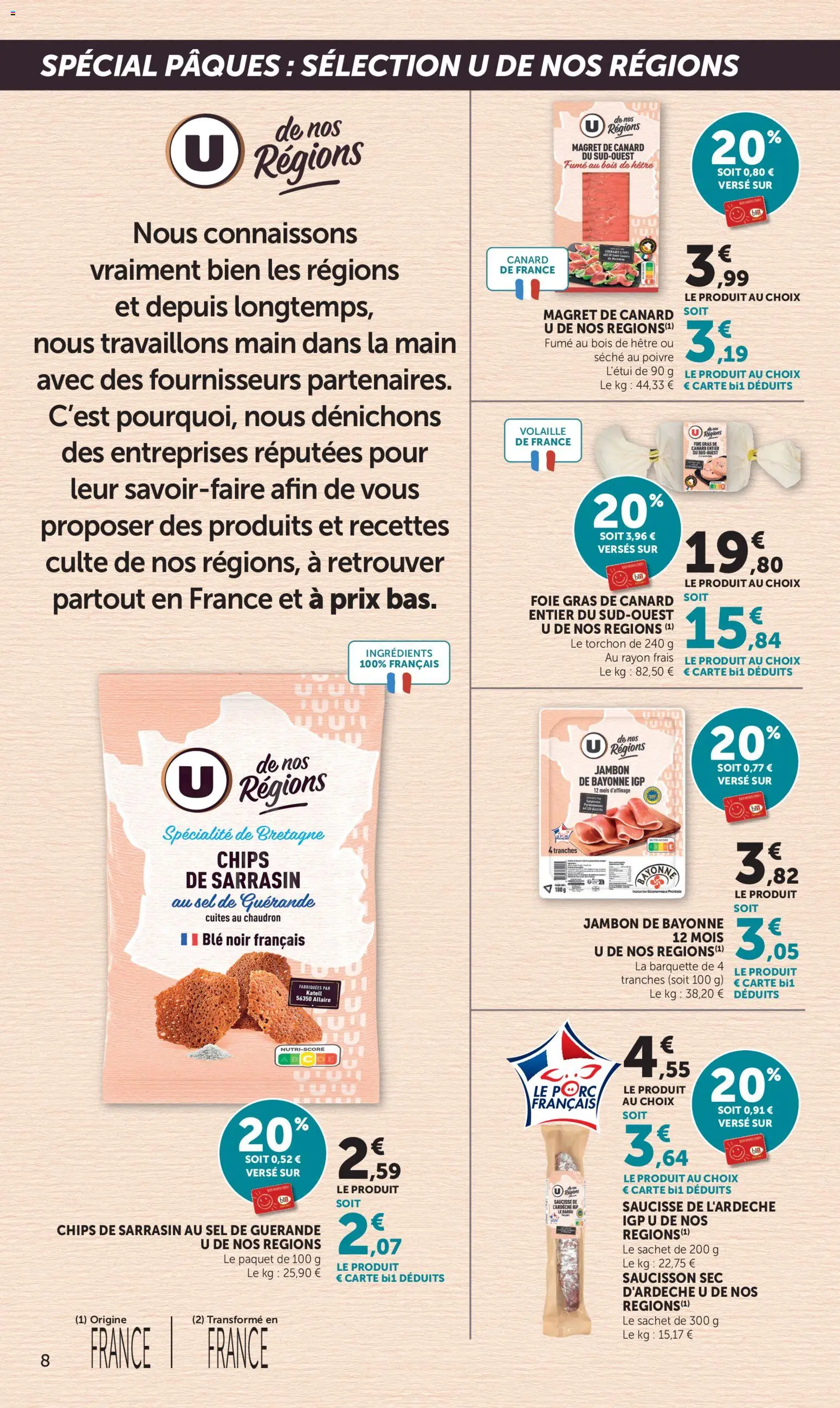 {H1} | Page: 8 | Produits: Saucisson, Torchon, Gras de canard entier, Foie gras de canard entier