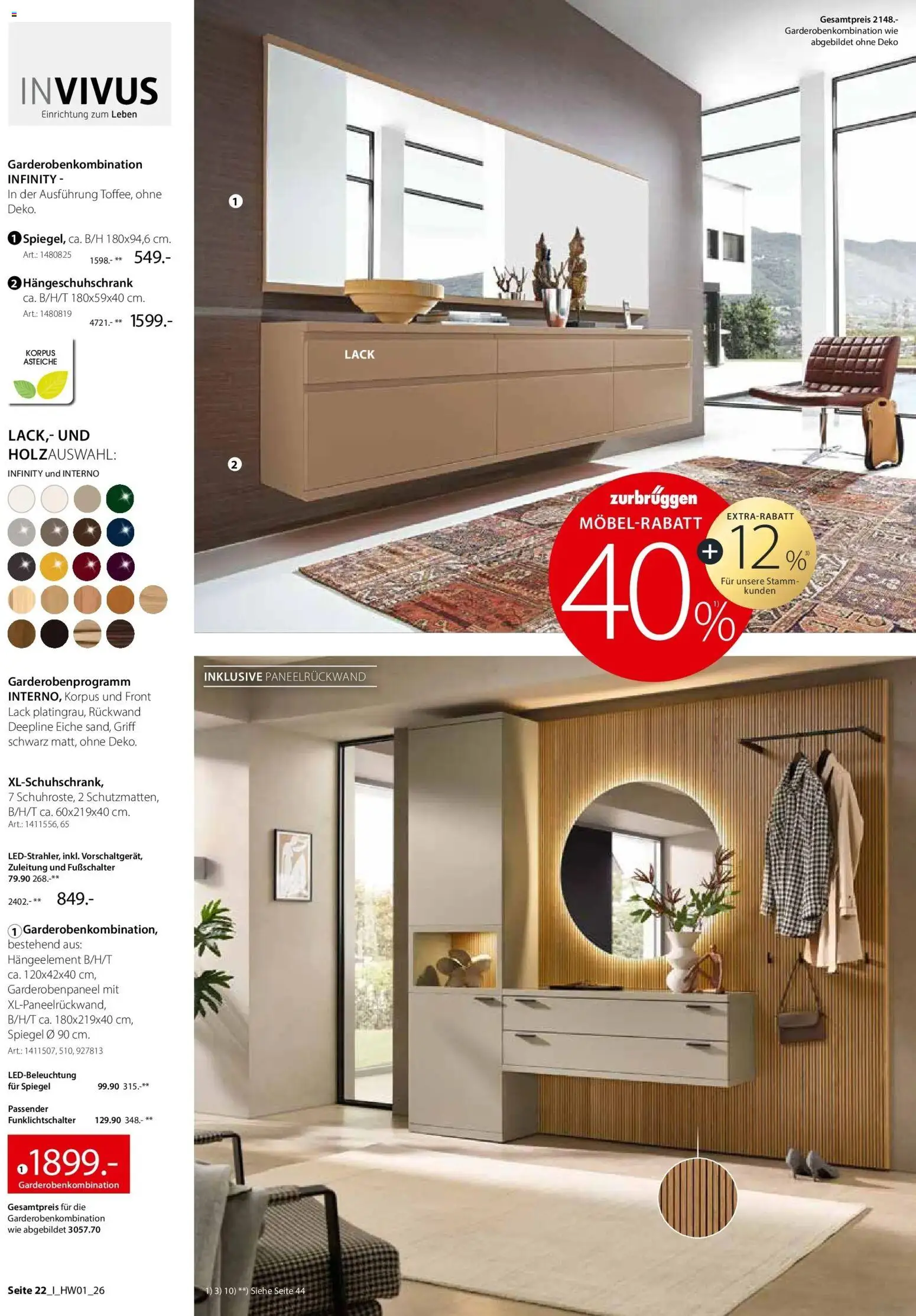 Zurbrüggen - Zurbrüggen: Ihr Einrichtungshaus der Extraklasse – gültig ab 26.03.2026 | Seite: 22 | Produkte: Spiegel
