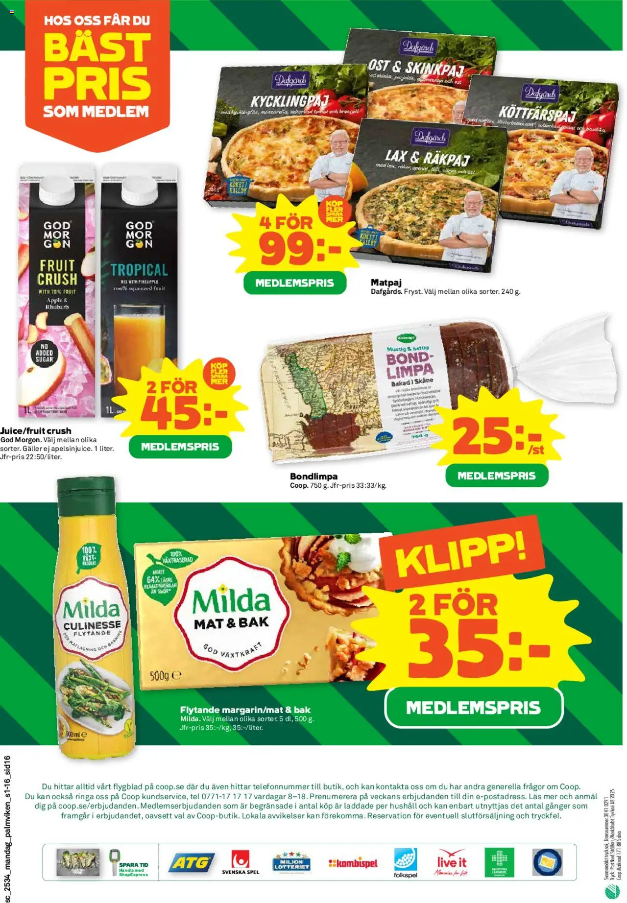Stora Coop reklamblad aktuell från 18.08.2025 | Sida: 16