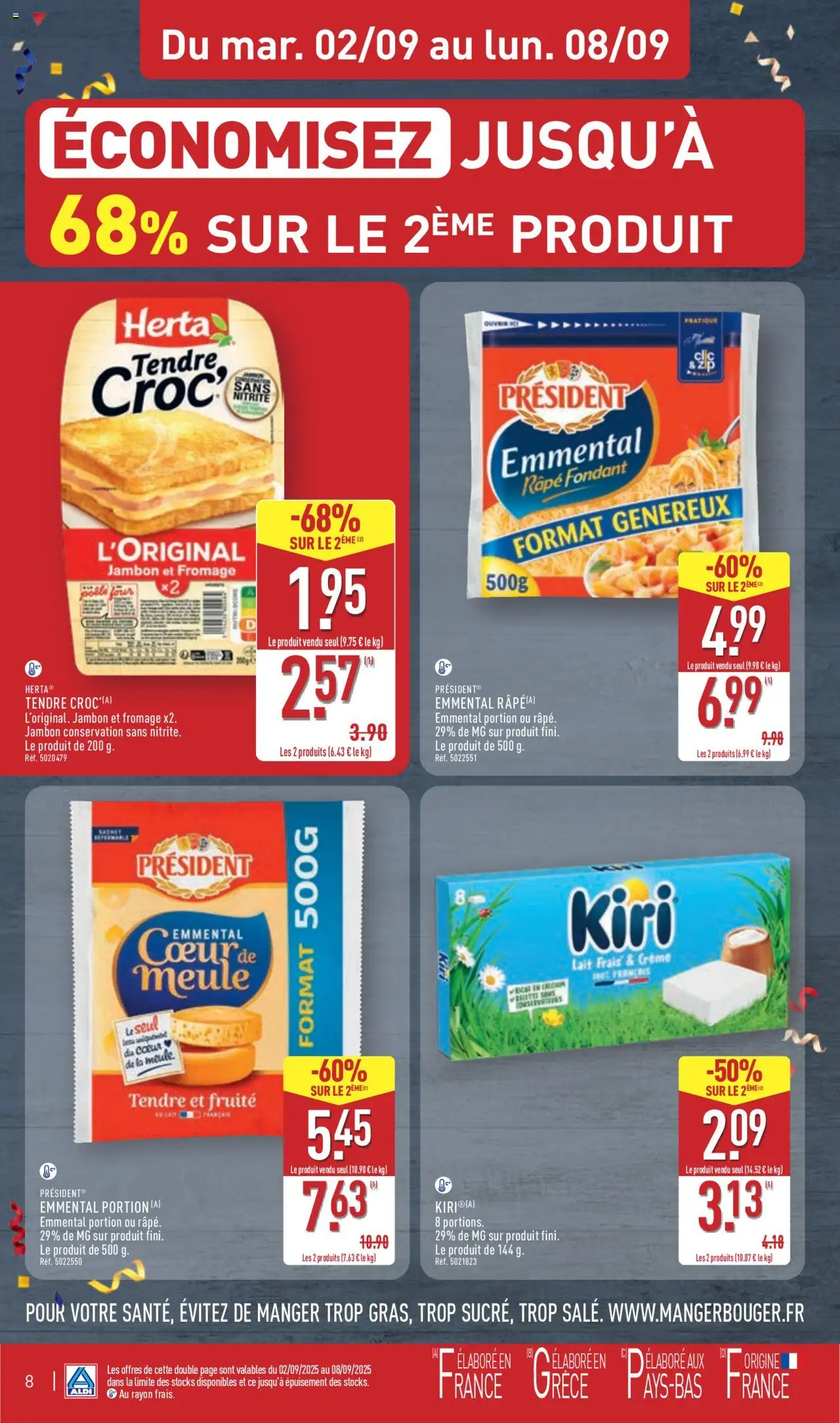  | Page: 11 | Produits: Four, Lait, Jambon, Crème