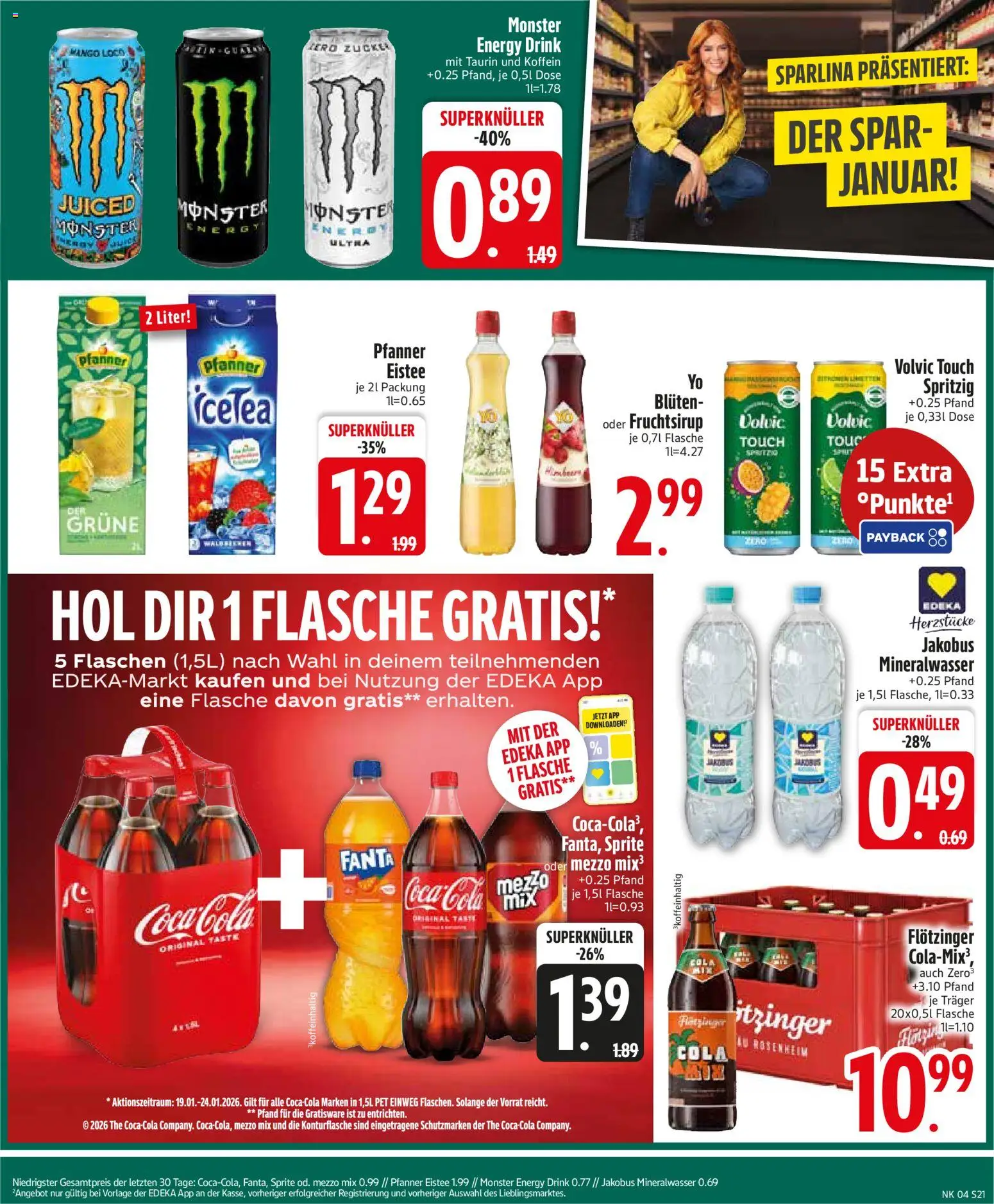 {H1} | Pagina: 23 | Producten: Fanta, Sprite, Monster, Pet