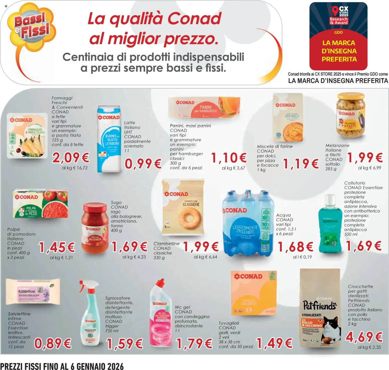 Volantino Conad del 19.11.2025 | Pagina: 7 | Prodotti: Pollo, Collutorio, Pomodoro, WC