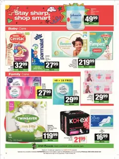 Superspar specials catalogue – valid from 20.01.2026 | Page: 10 | Products: Pants, Toilet, Cotton buds