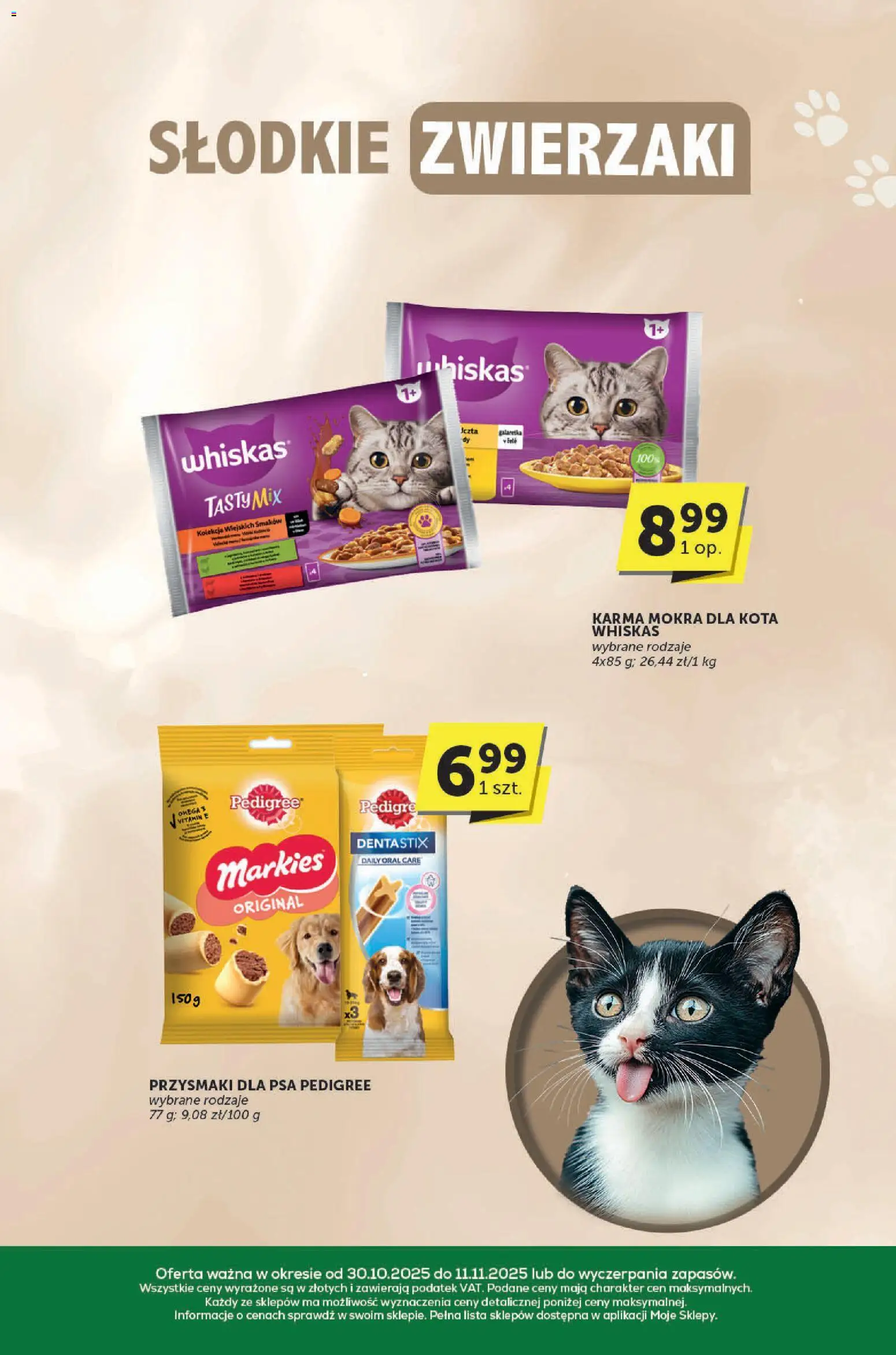 ABC Gazetka - Katalog od 30.10.2025 | Strona: 31 | Produkty: Galaretka, Karma mokra dla kota, Pedigree, Przysmaki dla psa