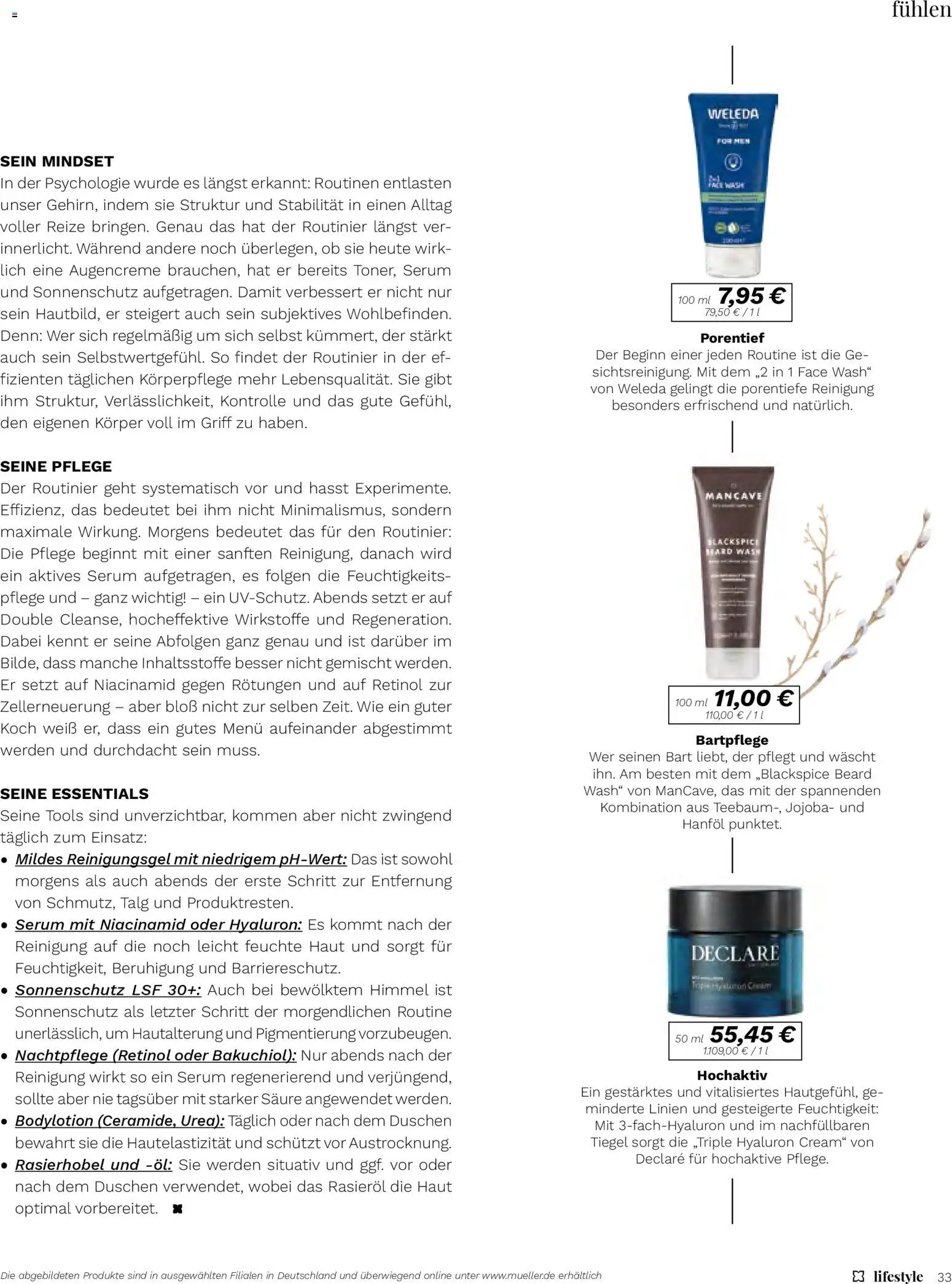 Müller Lifestyle – gültig ab 12.03.2026 | Seite: 33 | Produkte: Öl, Bartpflege, Serum