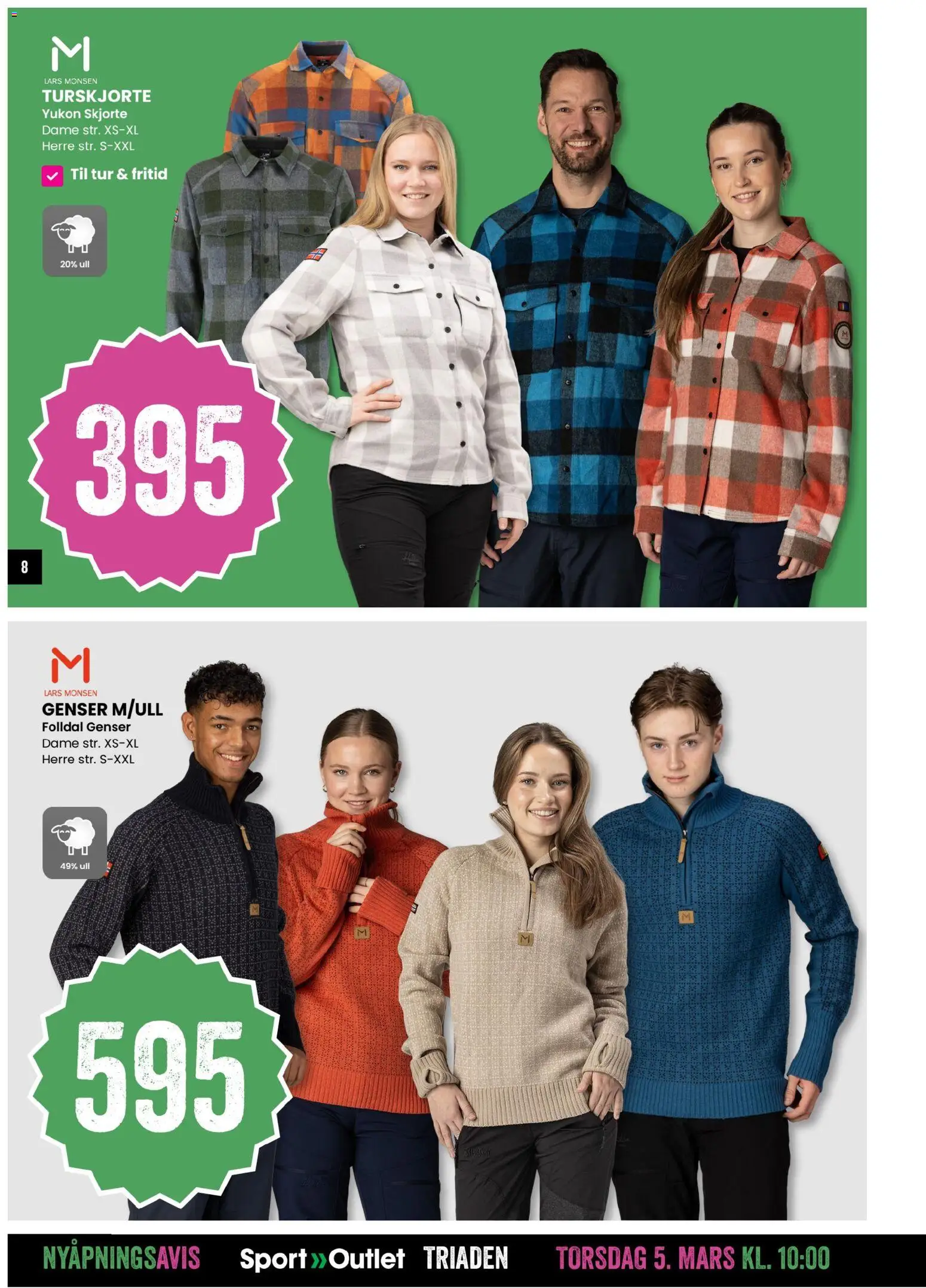 {H1} | Side: 8 | Produkter: Skjorte, Genser