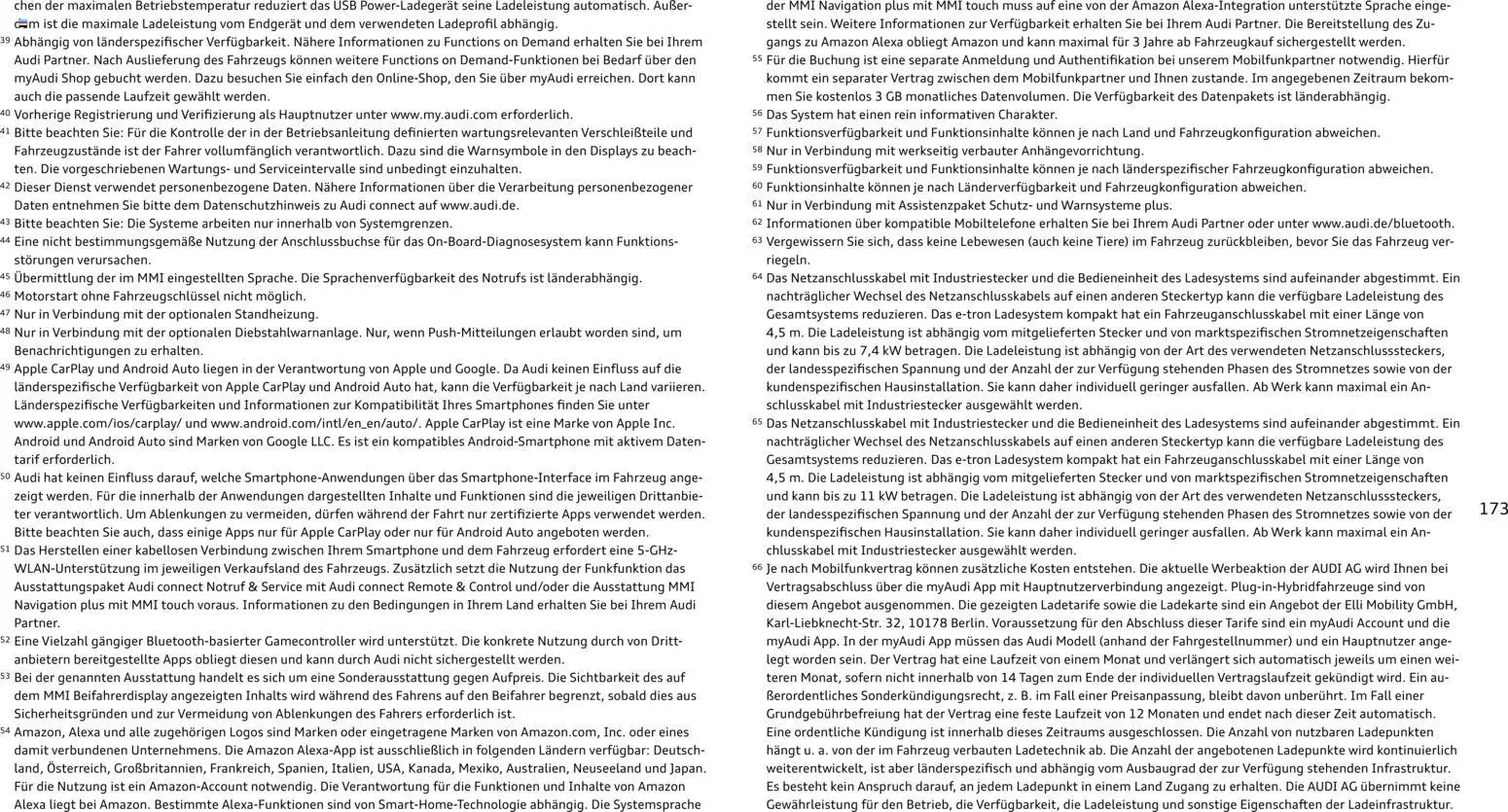 Audi Q5 – gültig ab 28.10.2025 | Seite: 173 | Produkte: USB, Navigation