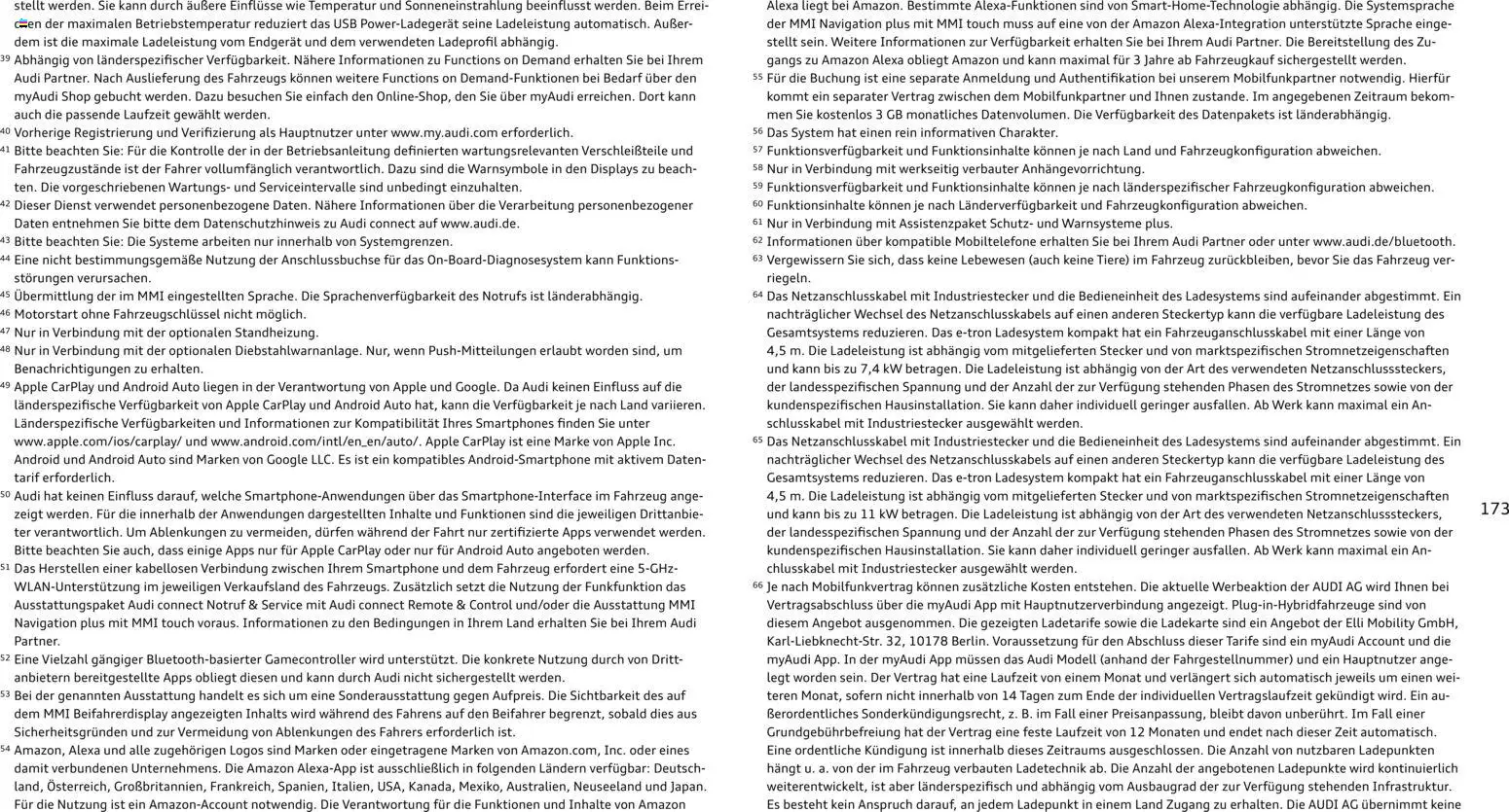 Audi Q5 – gültig ab 28.10.2025 | Seite: 173 | Produkte: USB, Navigation