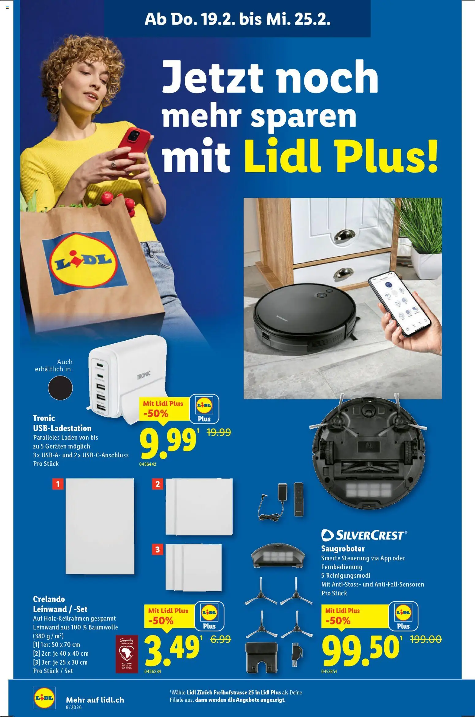 Lidl Aktionen Neueröffnung Zürich – gültig ab 19.02.2026 | Seite: 6