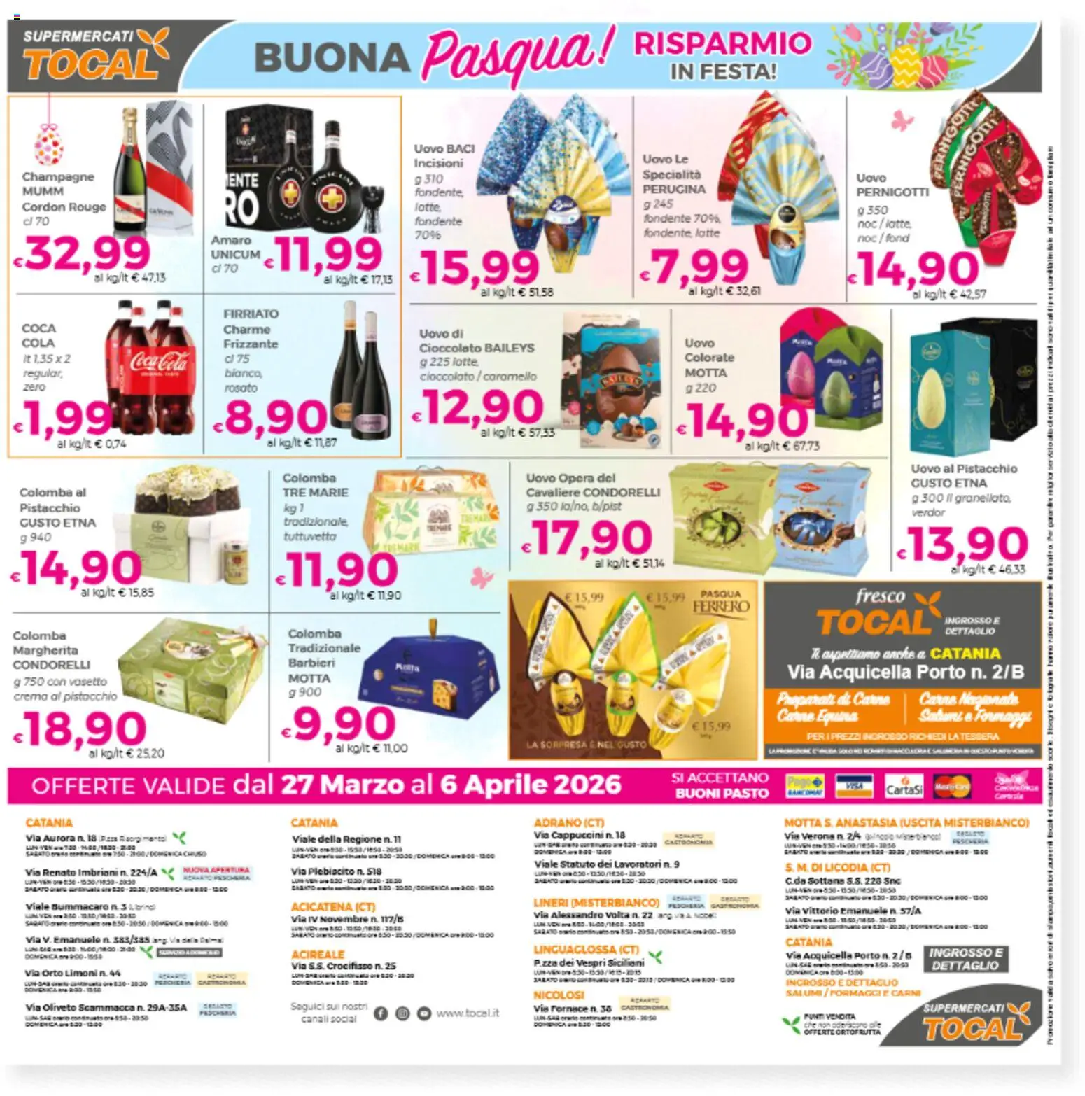 Volantino Tocal del 27.03.2026 | Pagina: 7 | Prodotti: Crema, Cioccolato, Latte, Champagne
