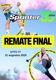 Sprinter - Folder - Voorbeeld van een folder van Sprinter, geldig van 01.08.2025