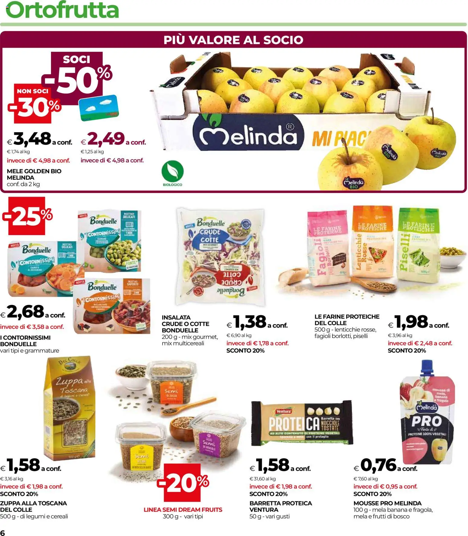 Volantino COOP del 07.01.2026 | Pagina: 6 | Prodotti: Legumi, Fagioli, Barretta, Melanzane