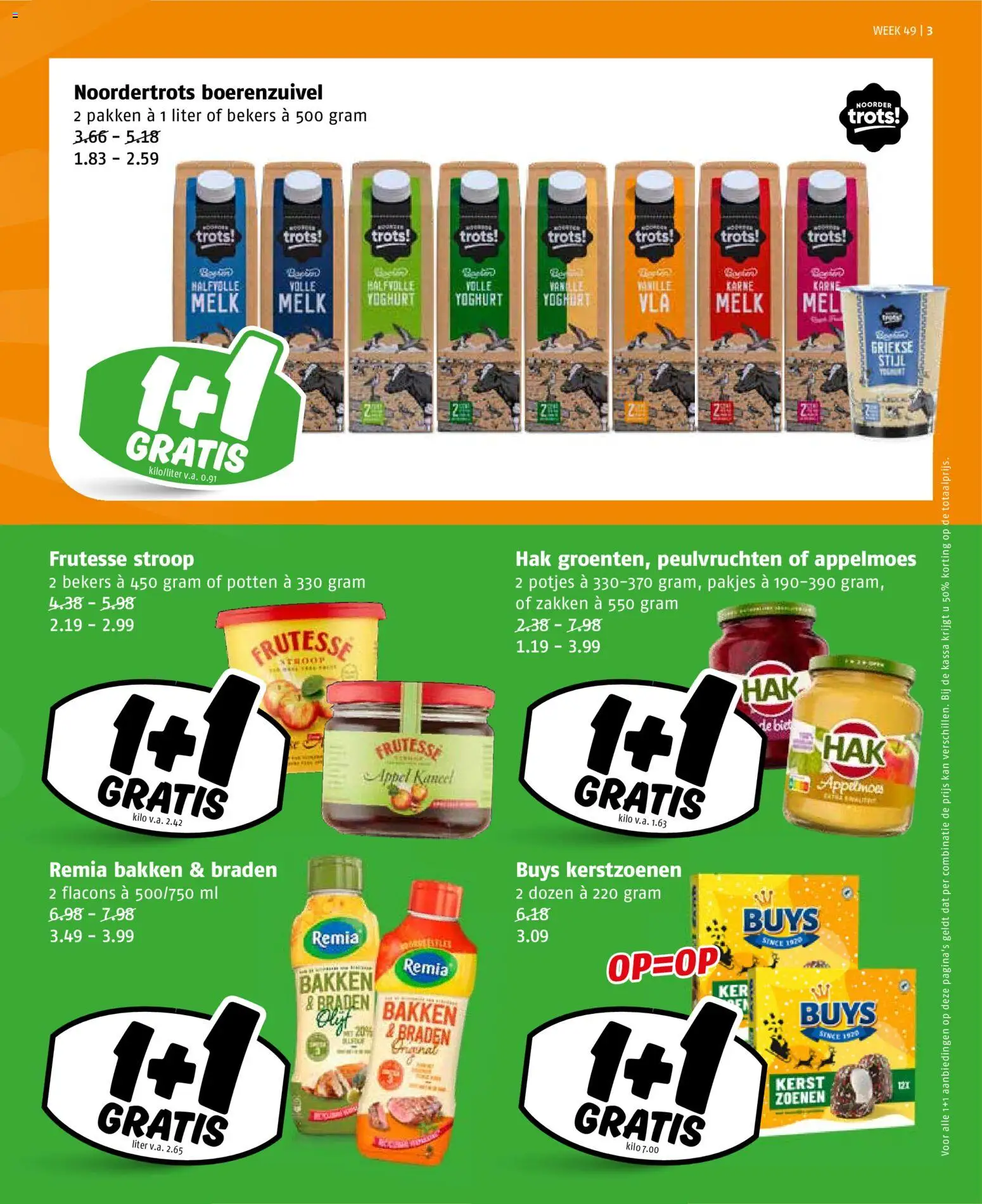 {H1} | Pagina: 3 | Producten: Melk, Yoghurt, Volle melk, Pavilon