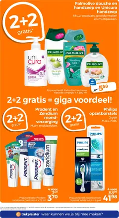 Trekpleister folder - Voorbeeld van een folder van Trekpleister, geldig van 17.03.2026 | Pagina: 22 | Producten: Tandpasta, Gum, Douche, Handzeep