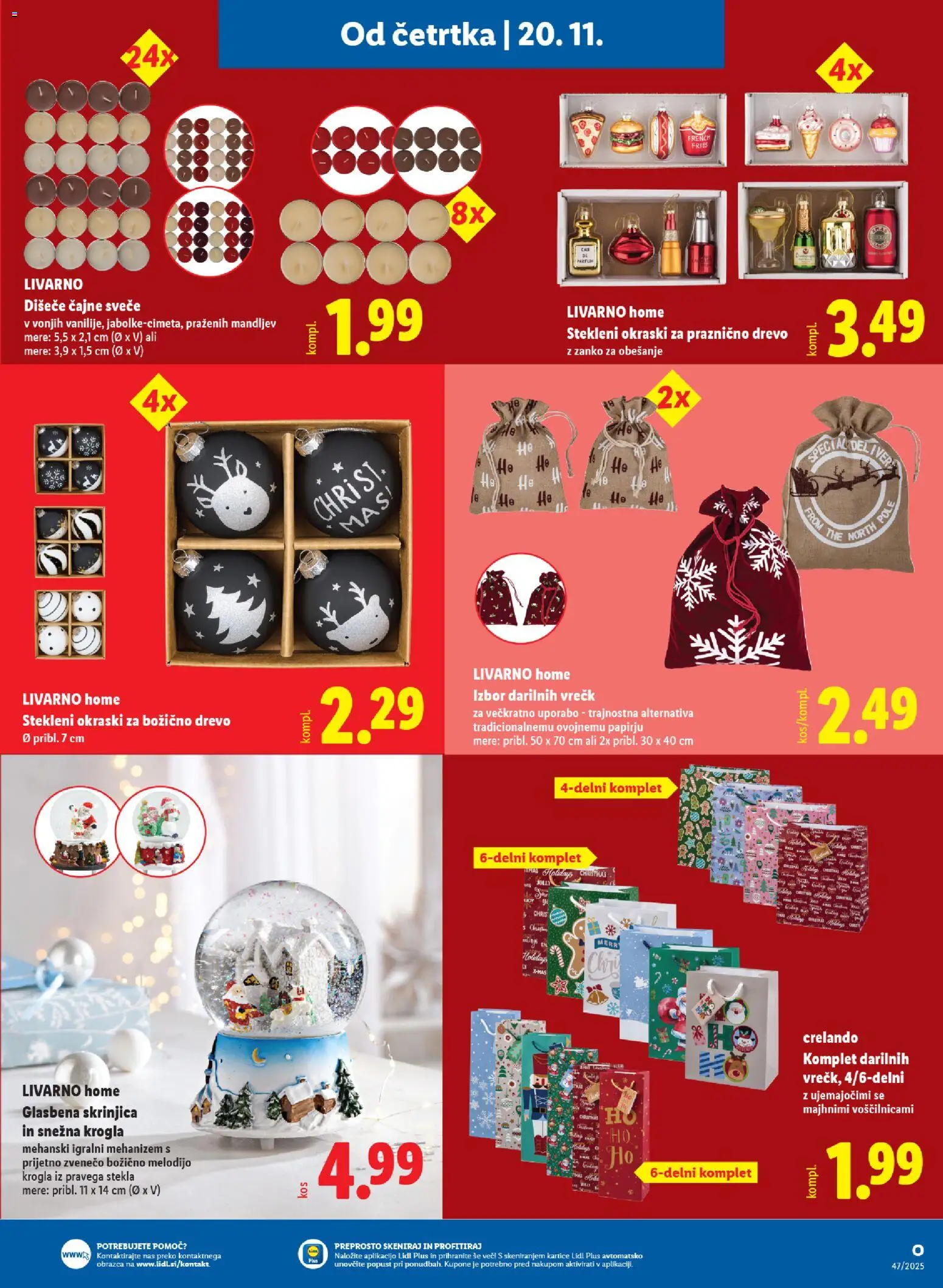Novi Lidl katalog ponudbe – veljaven od 24.11.2025 | Stran: 27 | Izdelki: Parfum, Svece