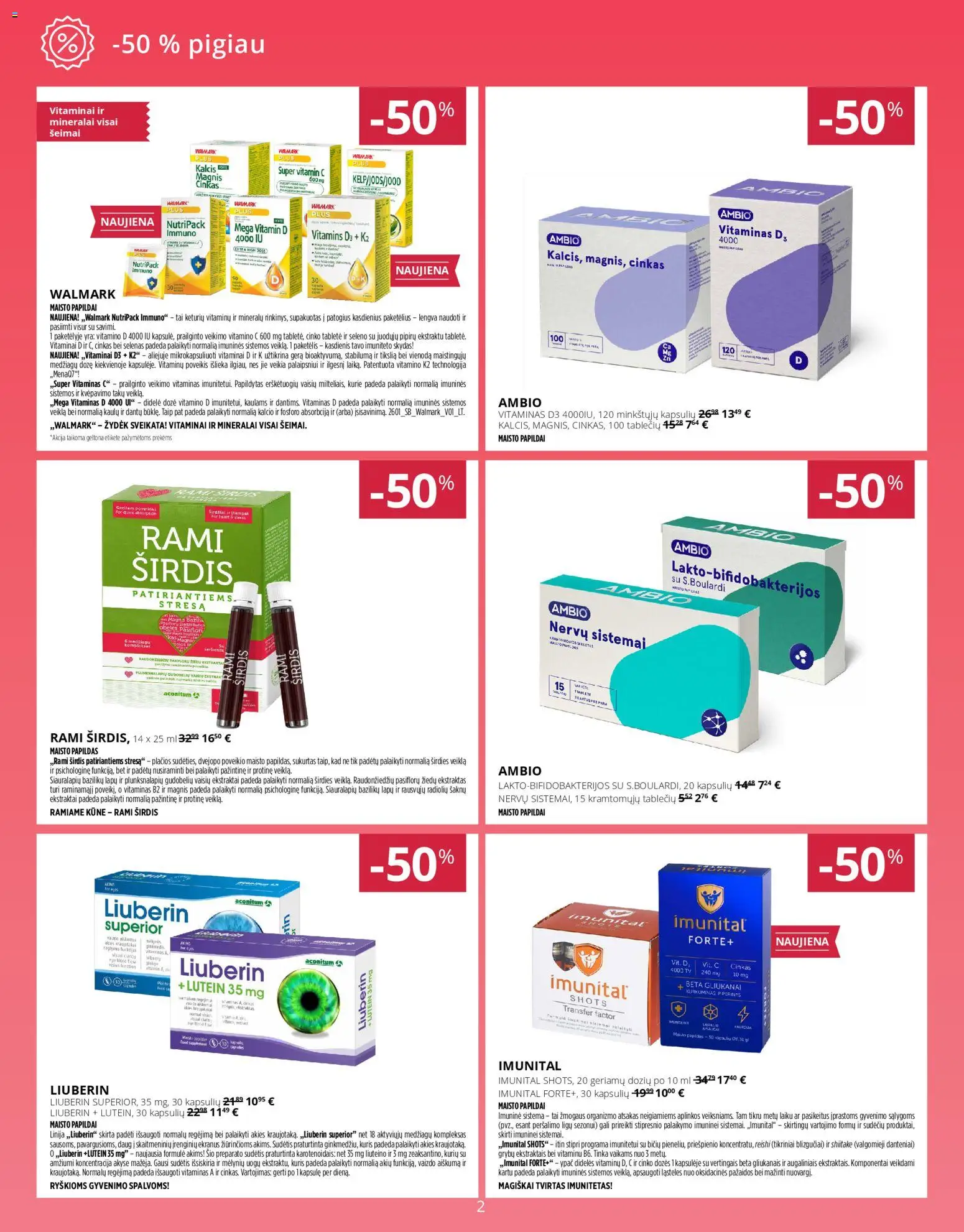 Norfa vaistinė akcijos nuo 01.04.2026 | Puslapis: 2