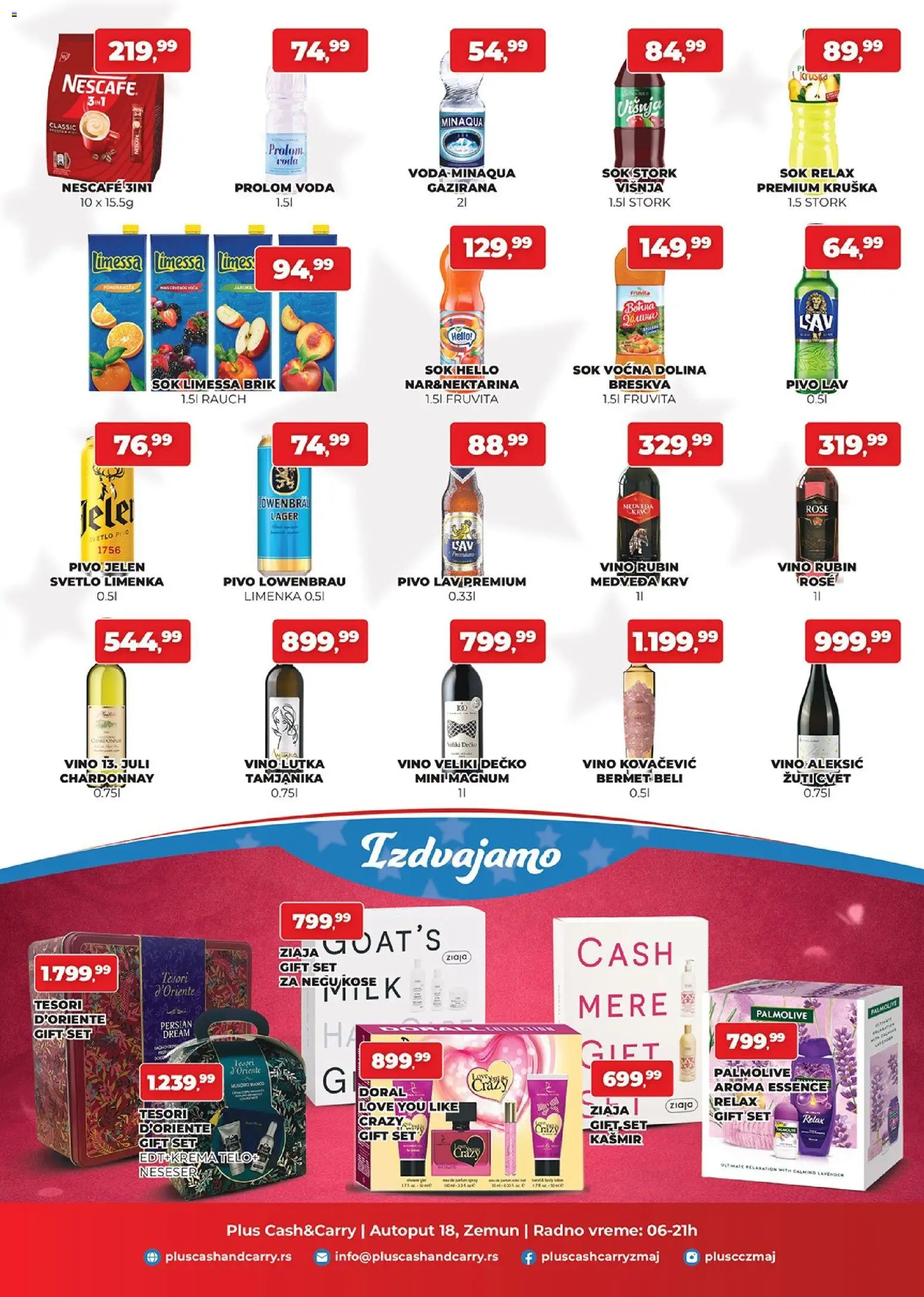 Plus Cash & Carry katalog - važi od 06.03.2026 | Strana: 3 | Proizvode: Voda, Sok, Pivo, Nescafé