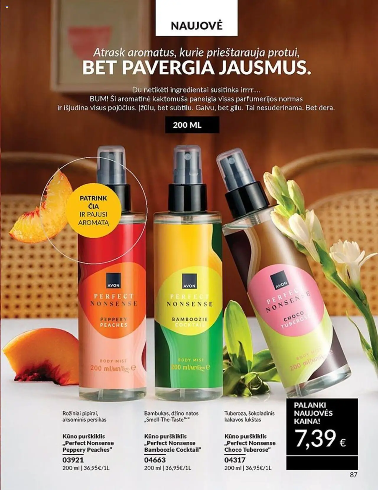 AVON leidinys│galioja nuo 01.07.2025 | Puslapis: 87