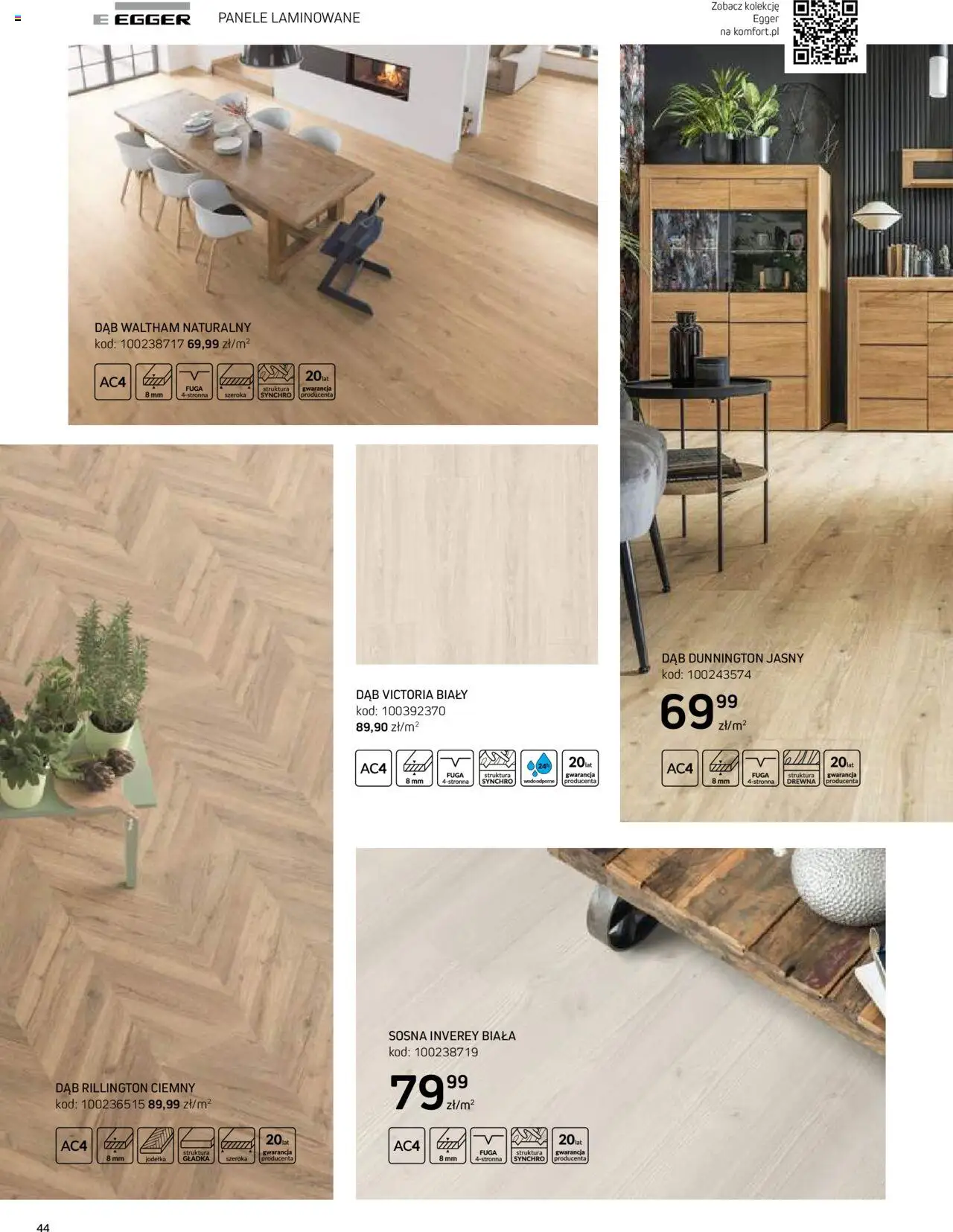 Komfort Gazetka - Katalog Podłogi I Drzwi od 26.06.2024 | Strona: 44