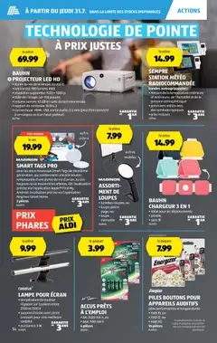 Aldi Prospectus ab 31.07.2025 | Seite: 14 | Produkte: Lampe, Audio